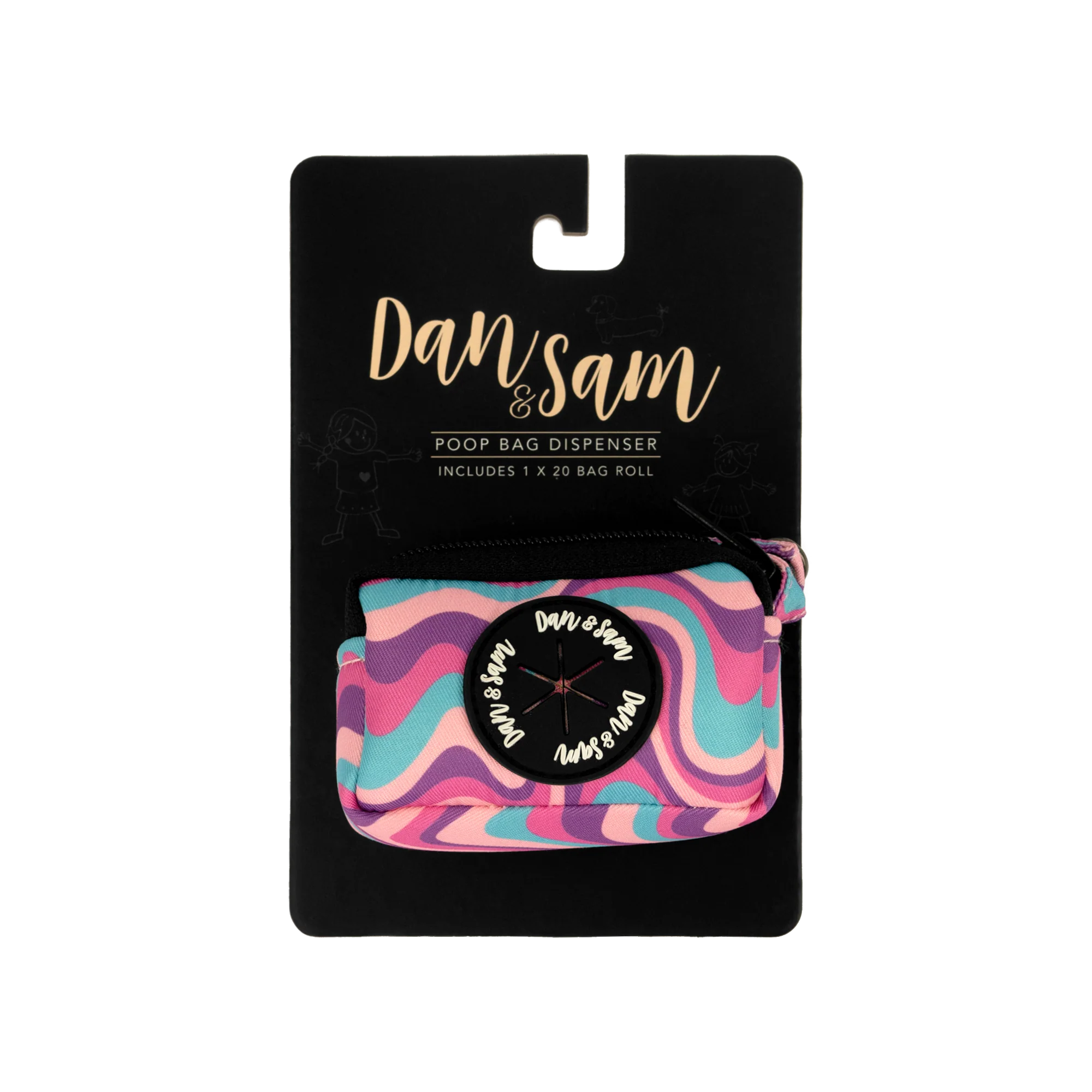 Dan & Sam - Poop Bag Dispenser (Disco Party)