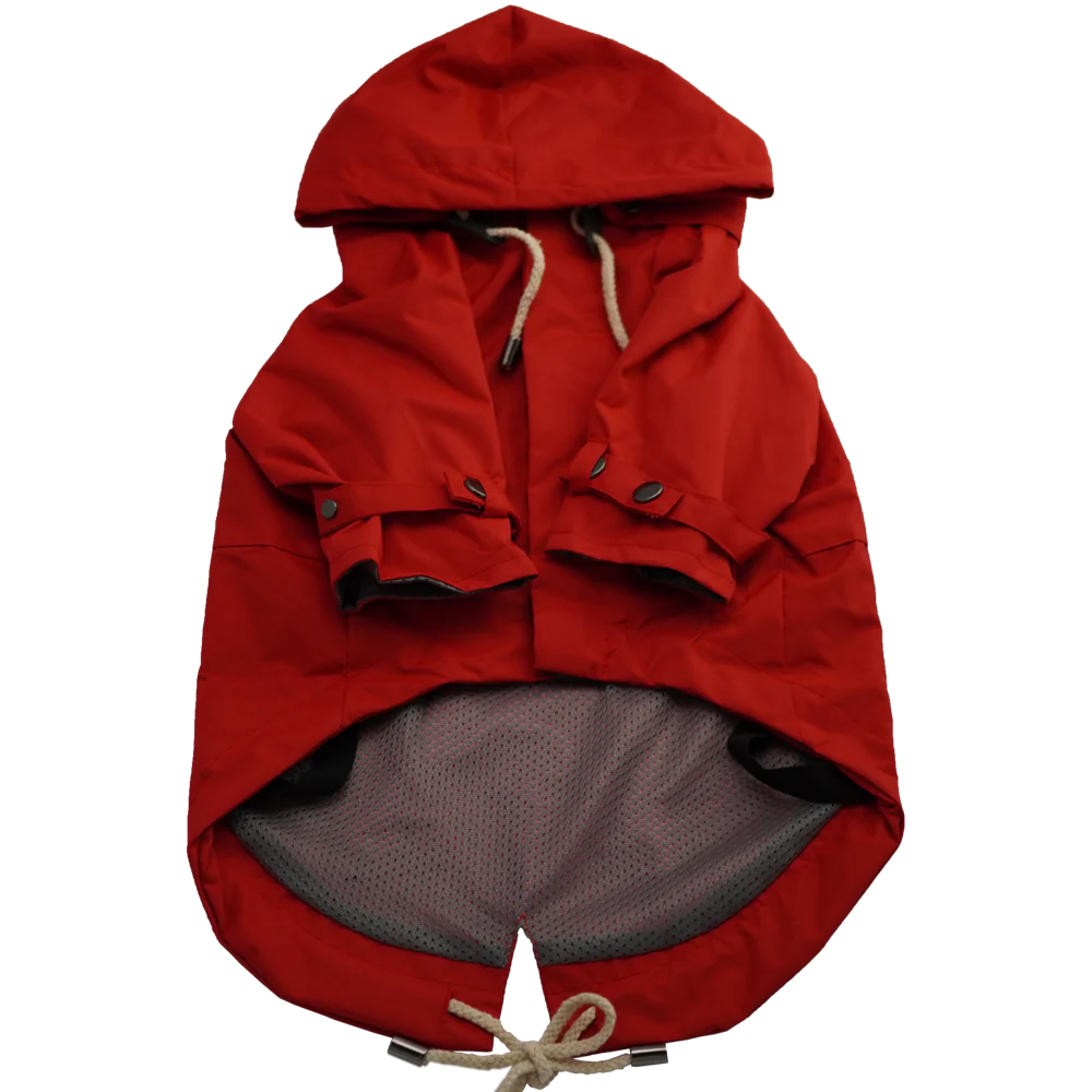 Dan & Sam - Rain Jacket (Classic Red) - Image 2