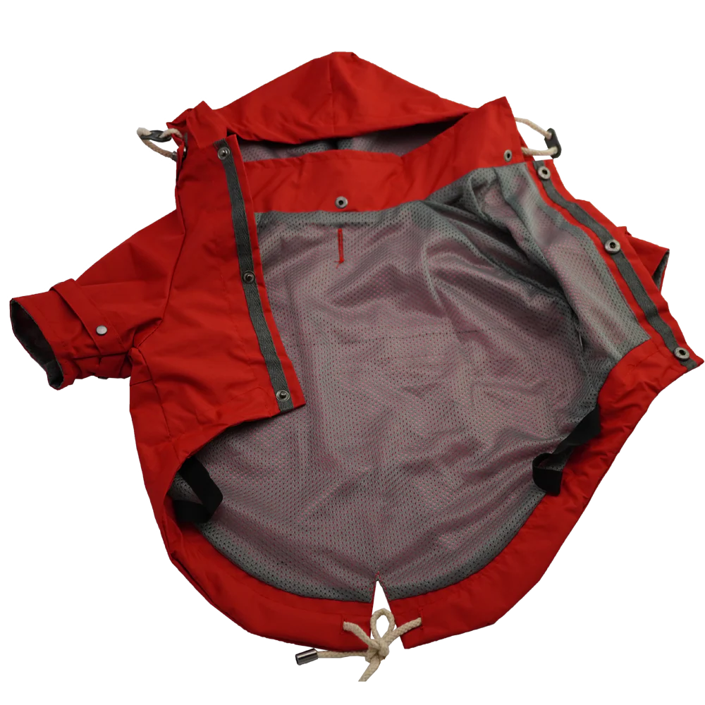 Dan & Sam - Rain Jacket (Classic Red) - Image 4