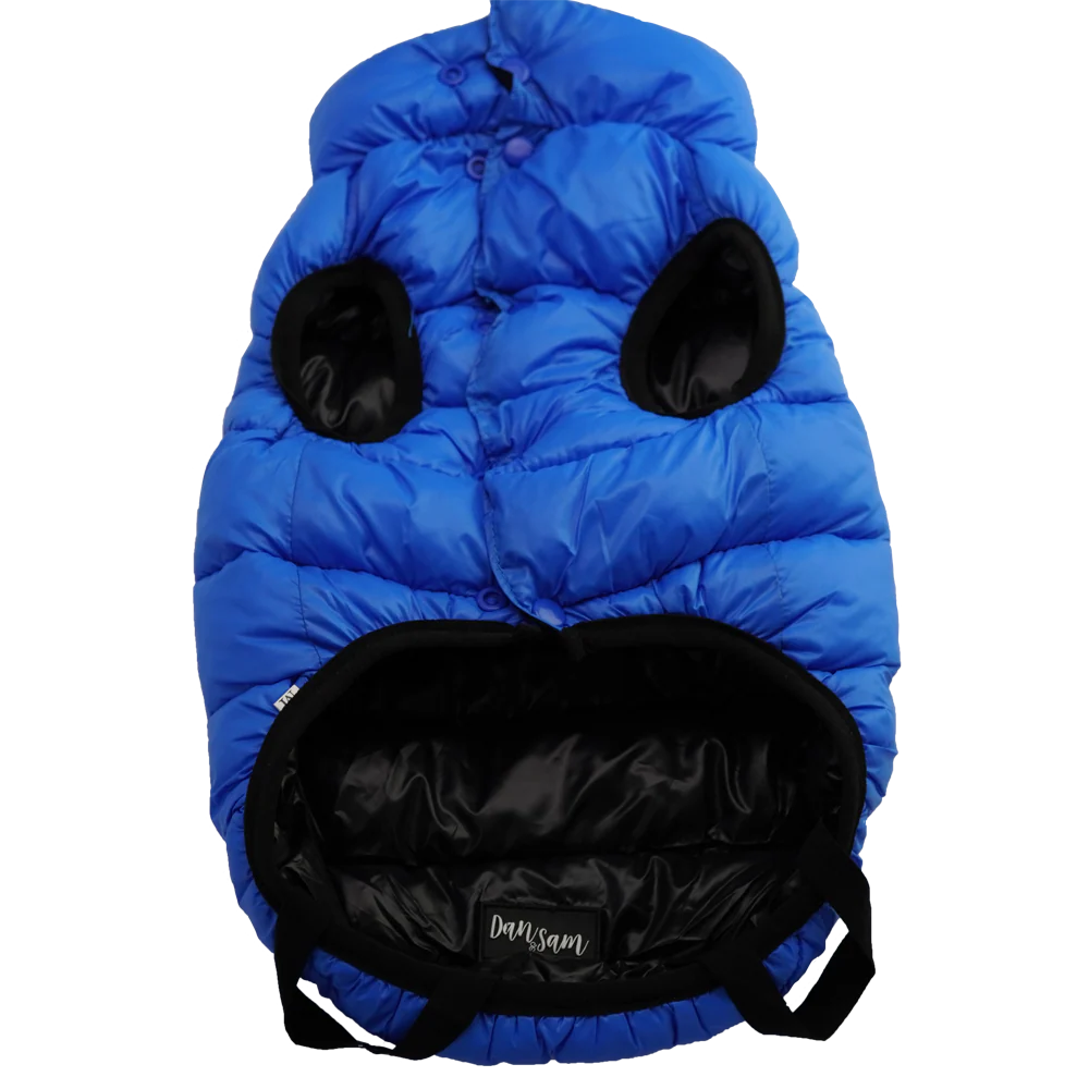 Dan & Sam - Reversible Puffer Jacket (Blue/Black) - Image 2