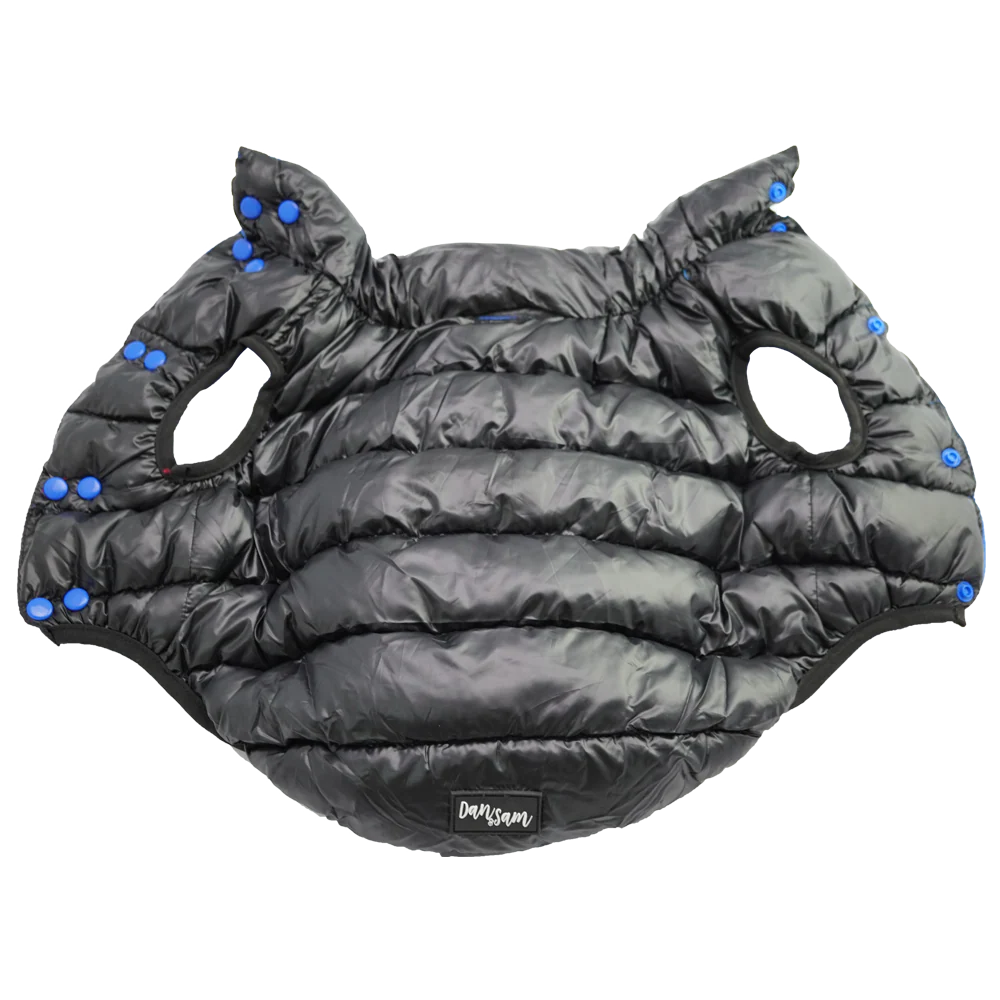 Dan & Sam - Reversible Puffer Jacket (Blue/Black) - Image 4