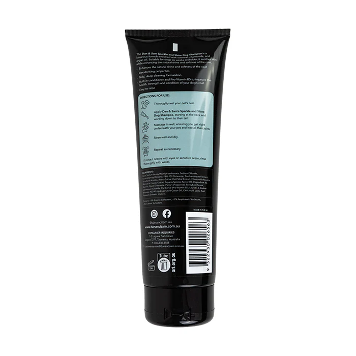 Dan & Sam Sparkle and Shine Dog Shampoo 250ml - Image 2