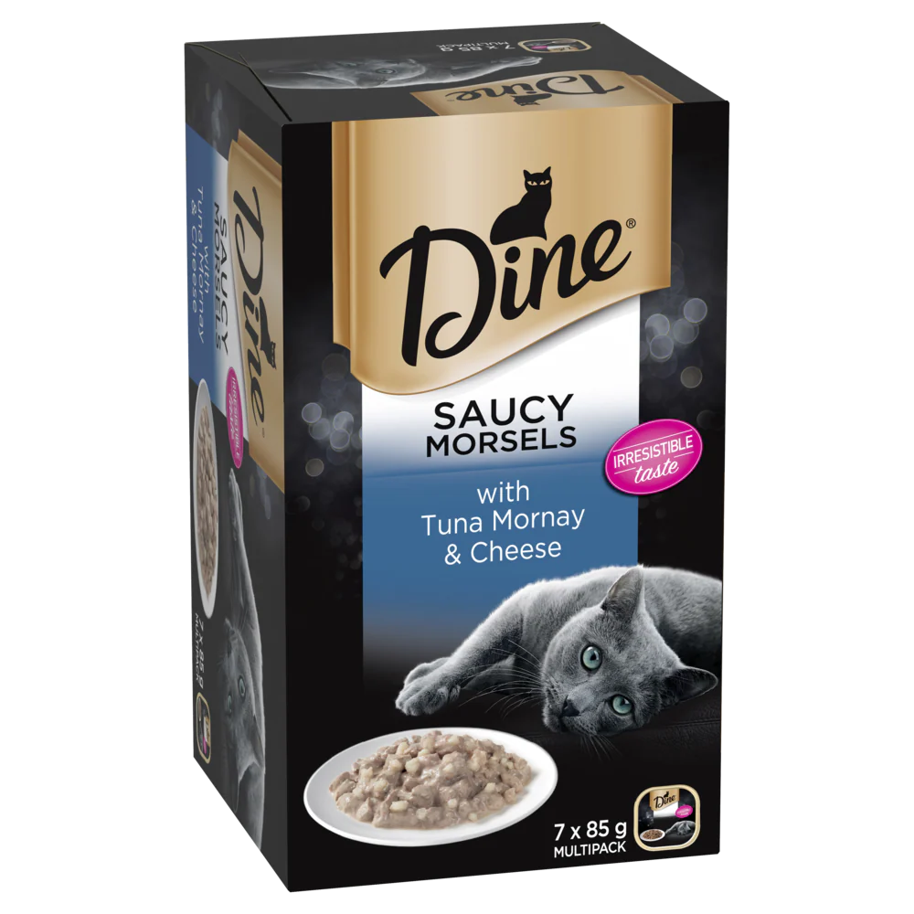 DINE - Tuna Mornay & Cheese Cat Wet Food (85g x 7pk)