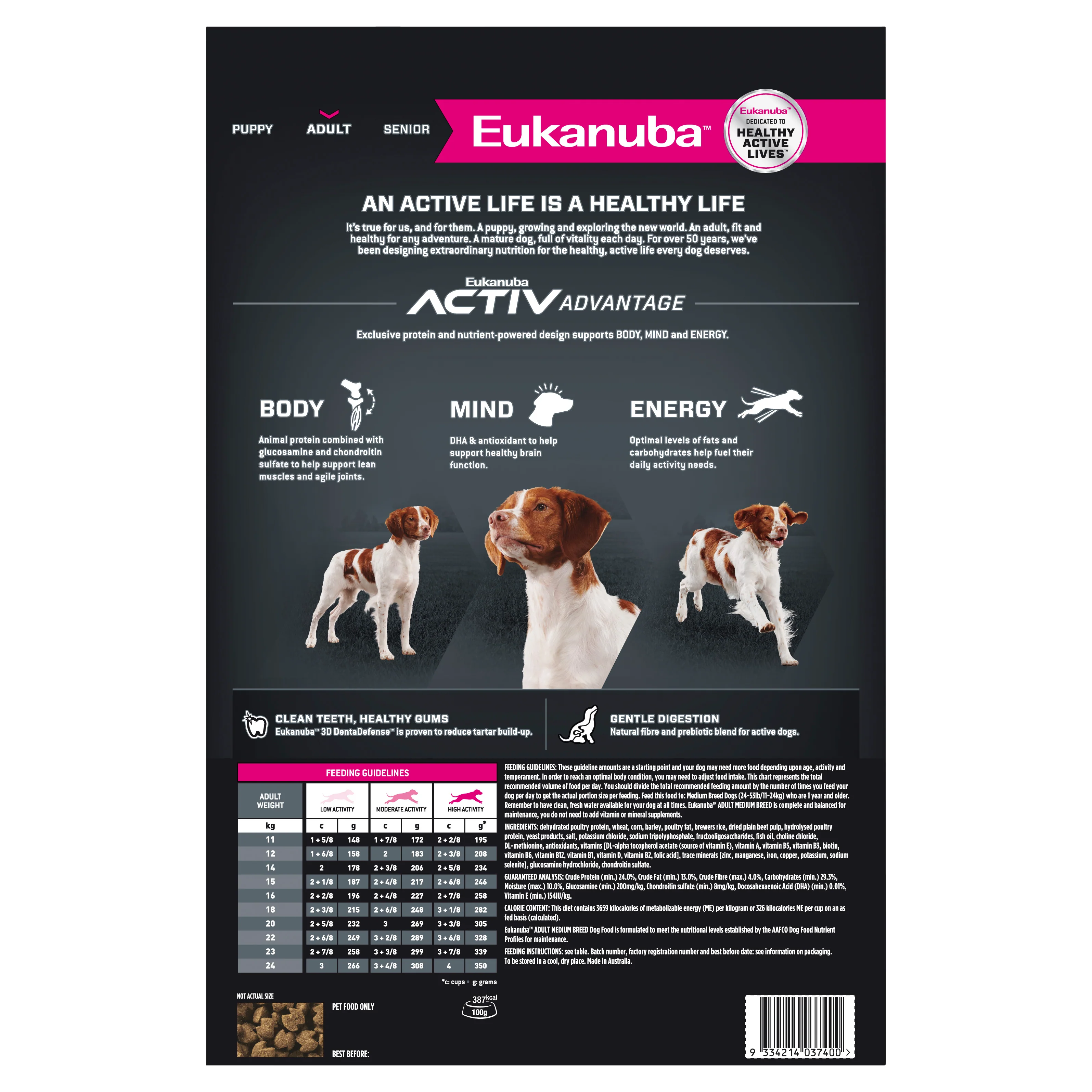 Eukanuba - Medium Breed Adult Dog Dry Food (15kg) - Image 2