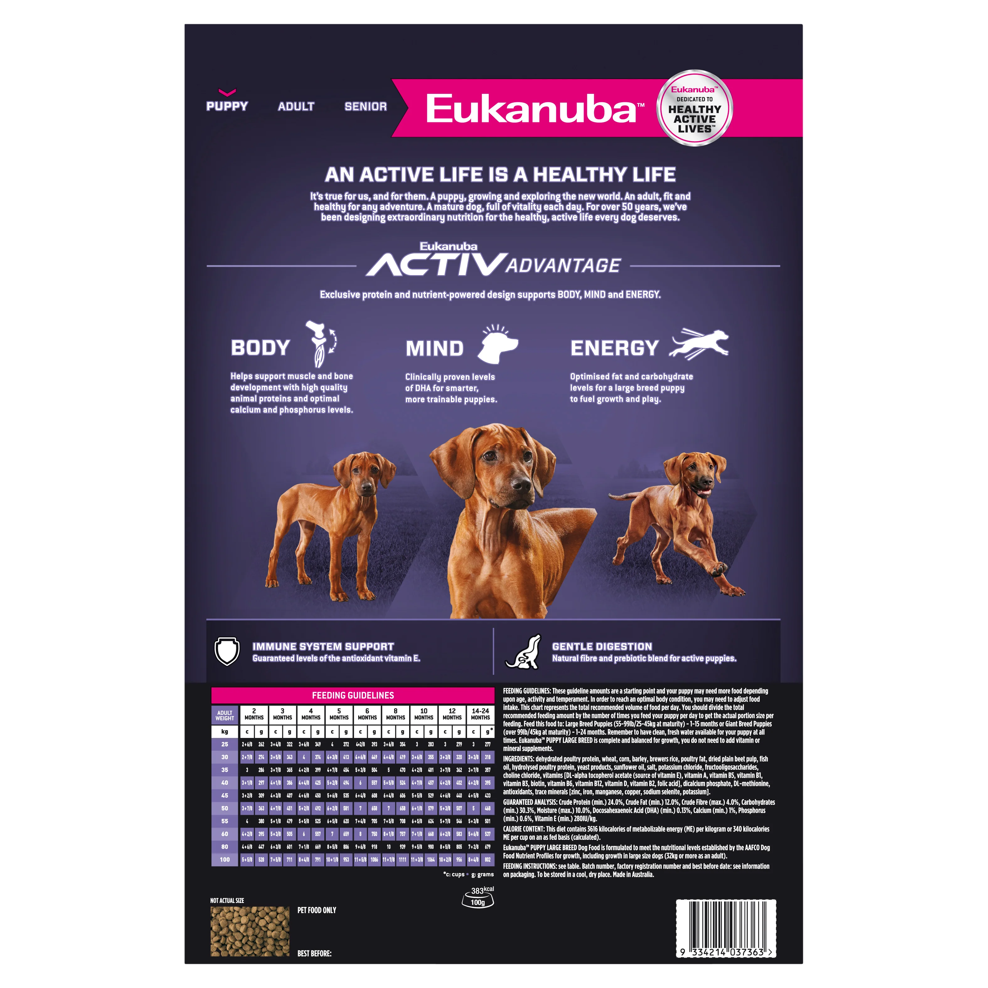 Eukanuba - Large Breed Puppy Dry Food (15kg) - Image 2