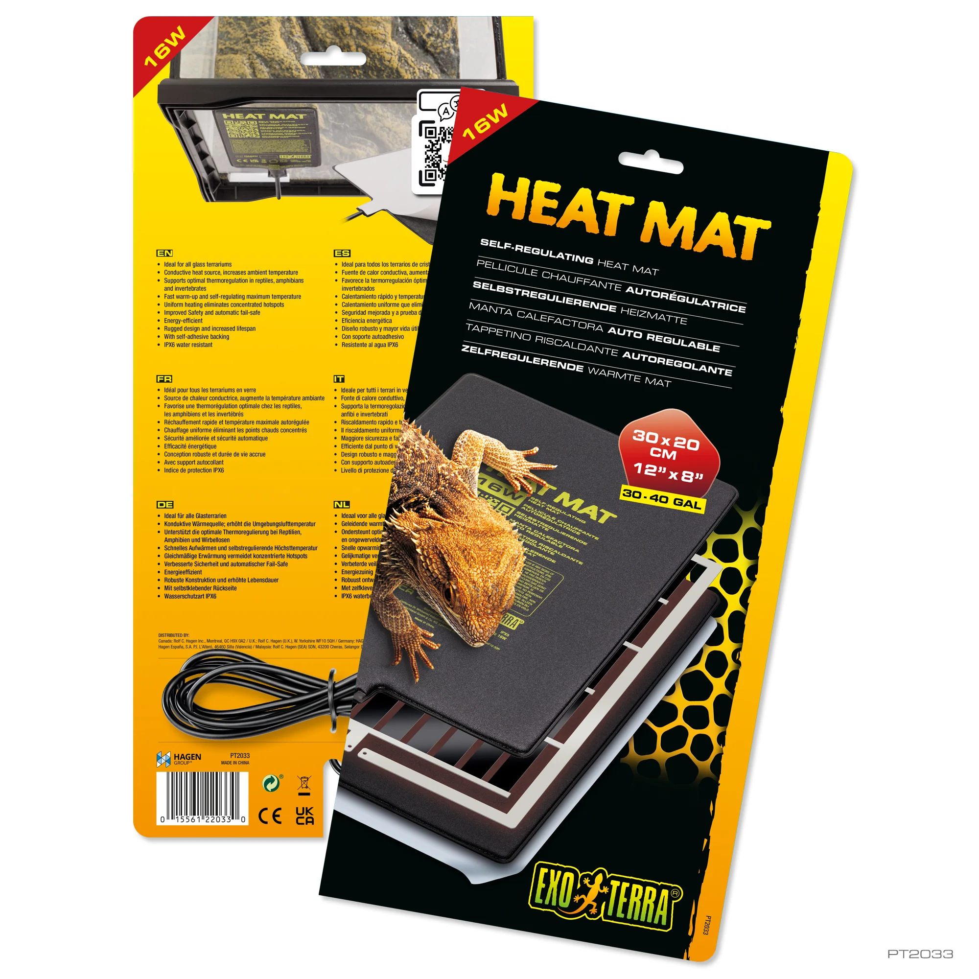 Exo Terra Self Regulating Heat Mat 30x20cm 16w