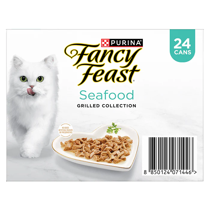 FANCY FEAST - Adult Classic Seafood Grilled Collection Wet Cat Food (85g x 24pk) - Image 2