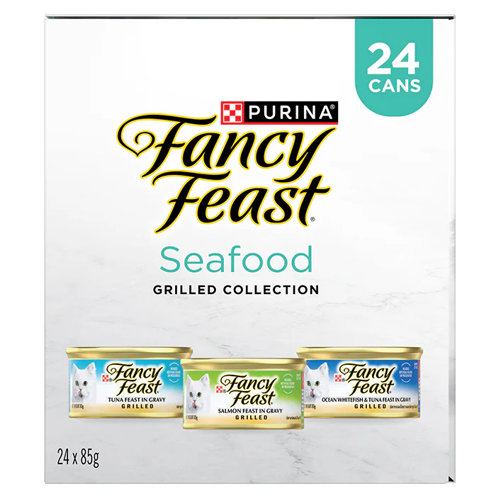 FANCY FEAST - Adult Classic Seafood Grilled Collection Wet Cat Food (85g x 24pk) - Image 4