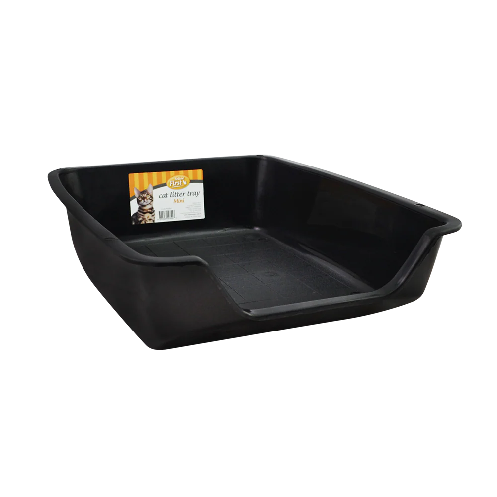 Feline First - Mini Cat Litter Tray (Black)