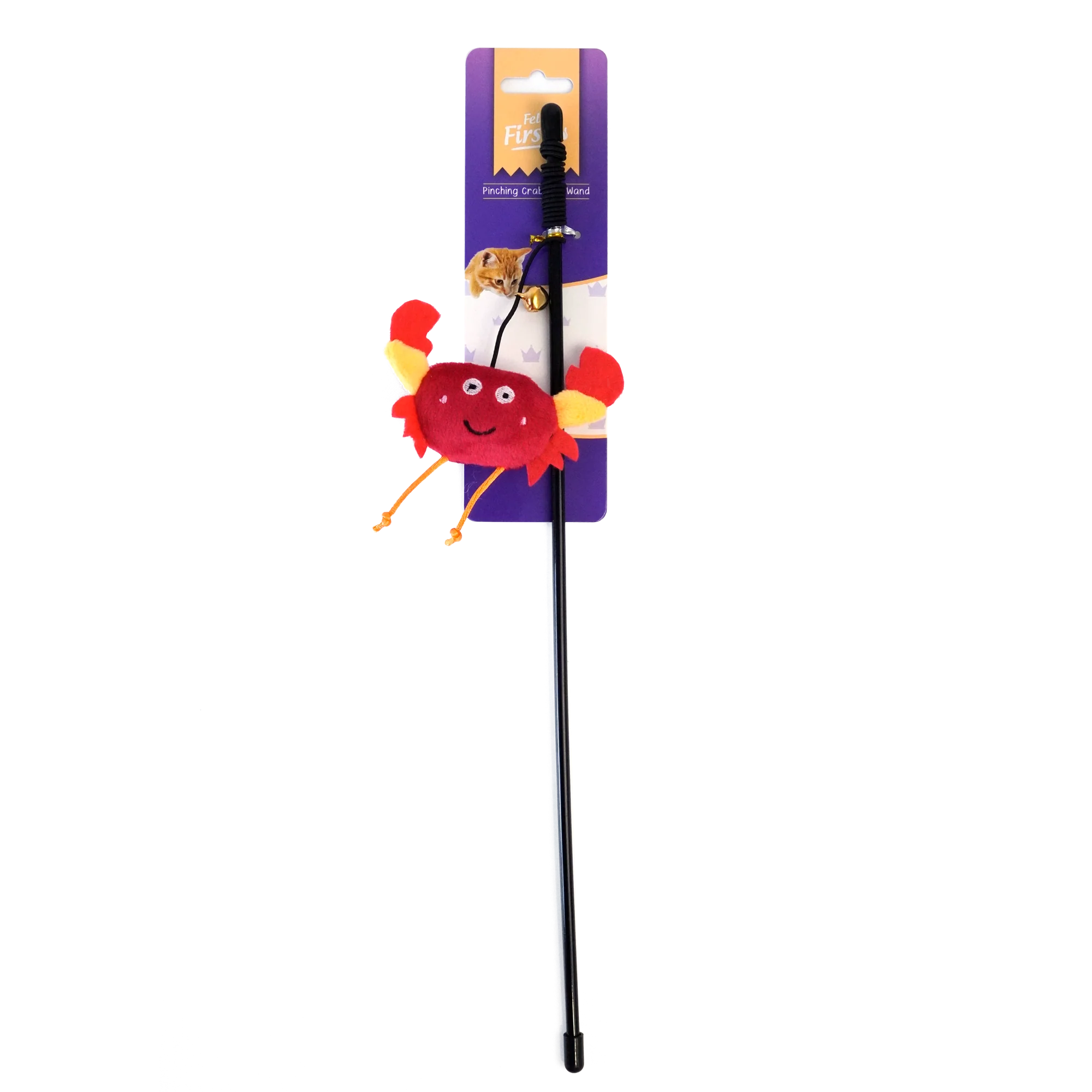 Feline First Pinching Crab Cat Wand