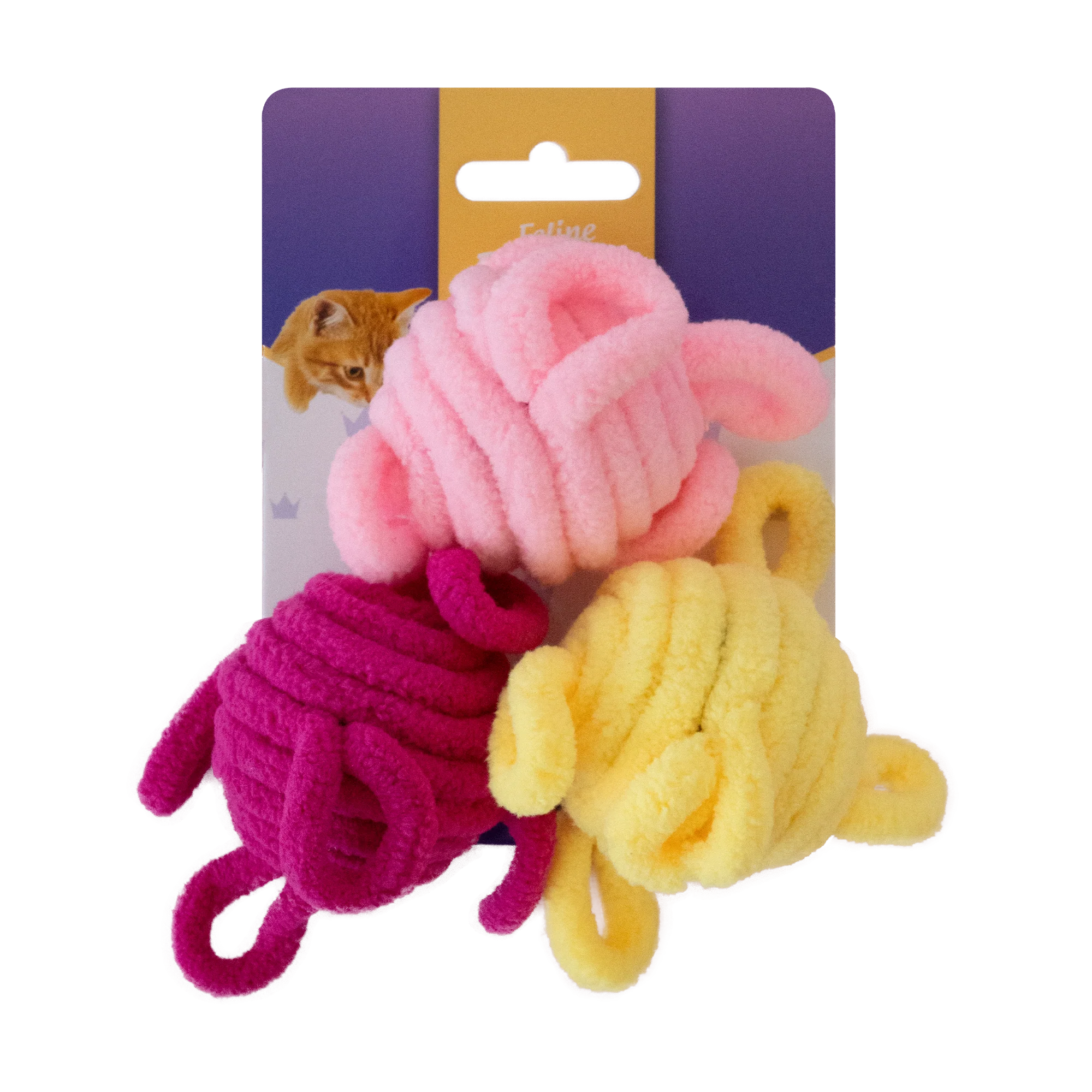 Feline First Vibrant Threaded Ball Trio