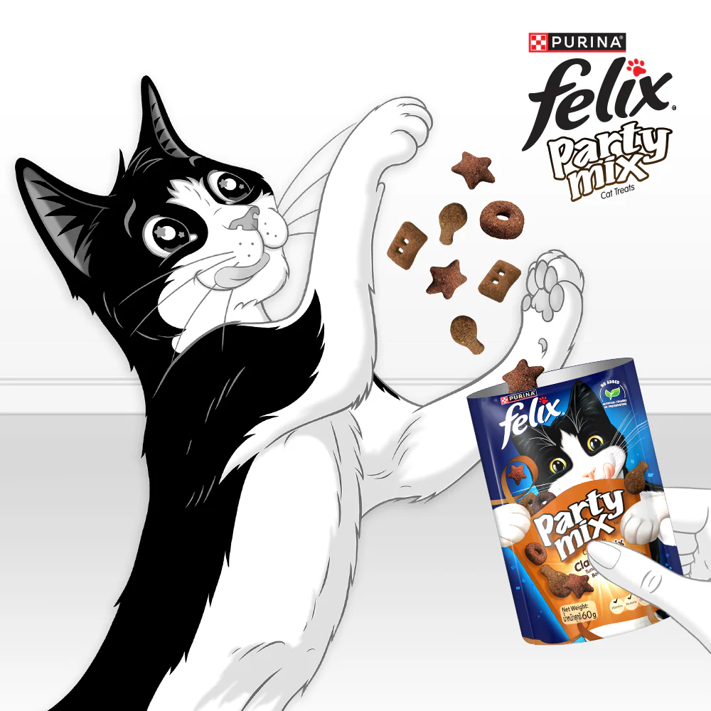 FELIX - Party Mix Classic Cat Treats (60g) - Image 3