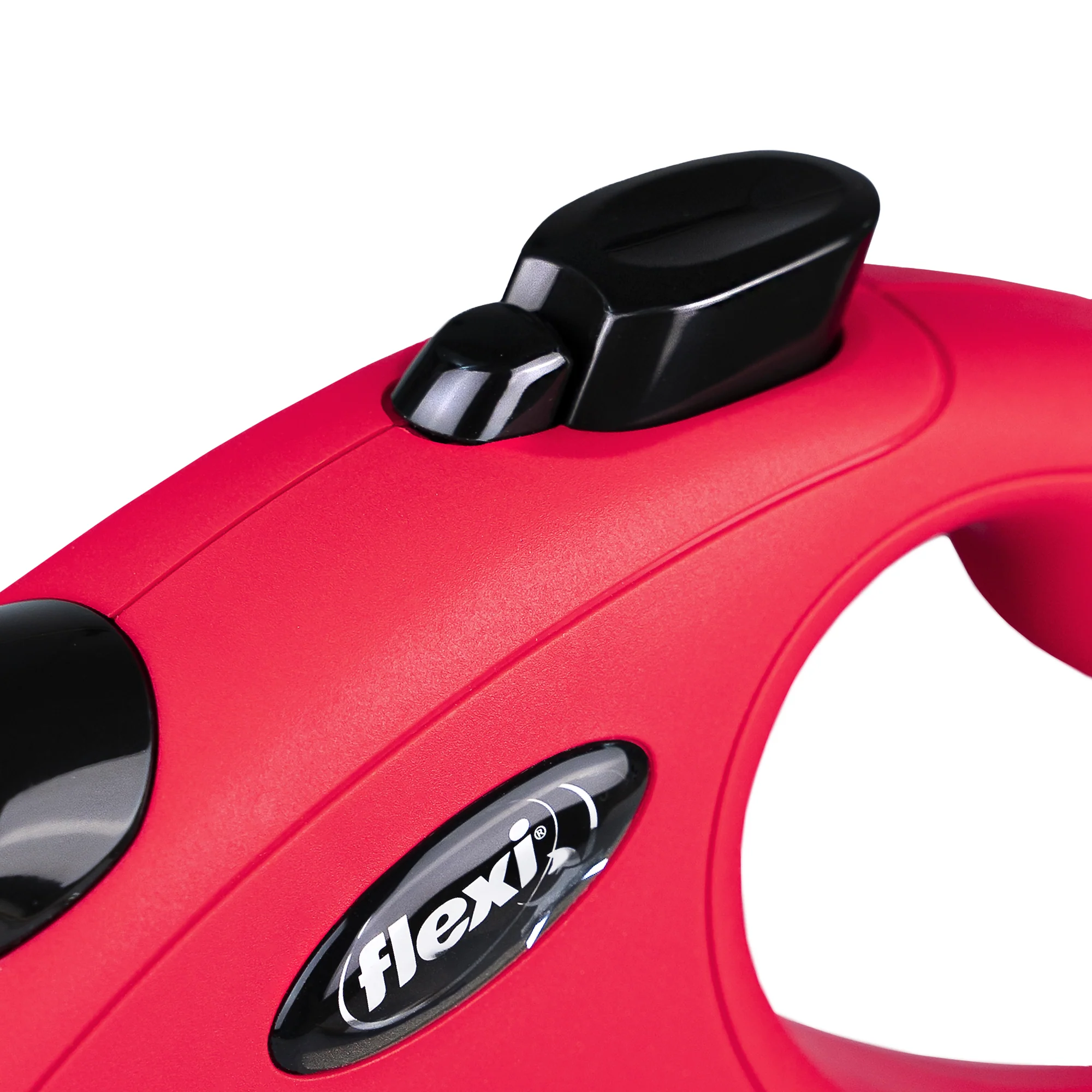 Flexi - New Classic Retractable Tape Lead for X-Small Dog Red (3m) - Image 3