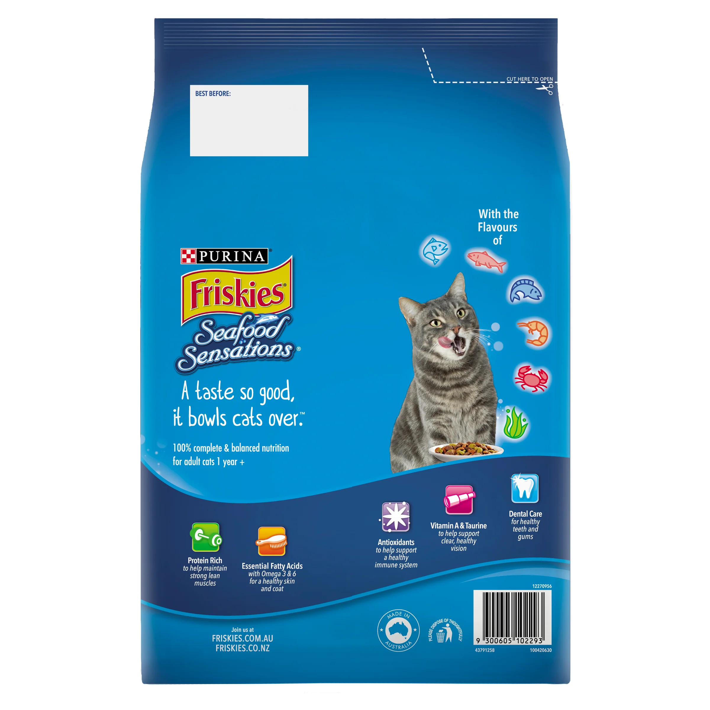 Friskies - Adult Seafood Sensation Cat Dry Food - Image 2