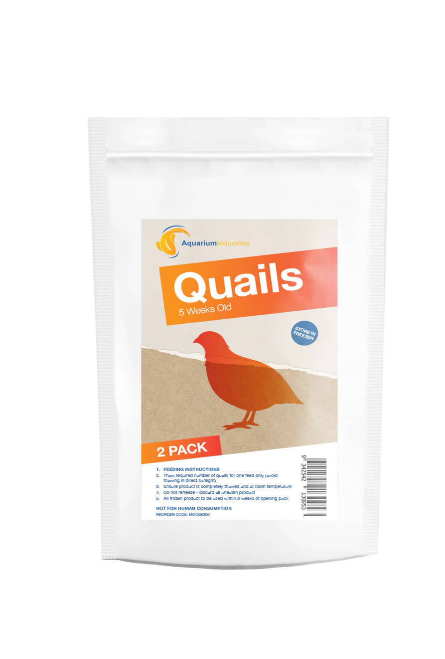Frozen Quail 5 Week (2pk)