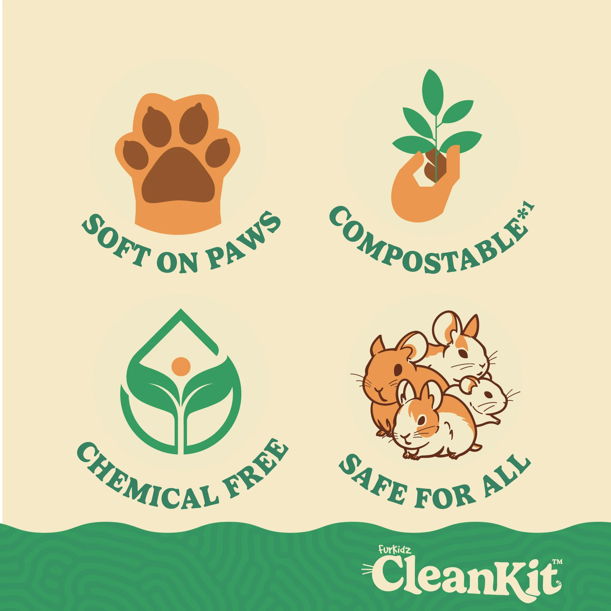 FurKidz CleanKit Paper Cat Litter 30L - Image 2
