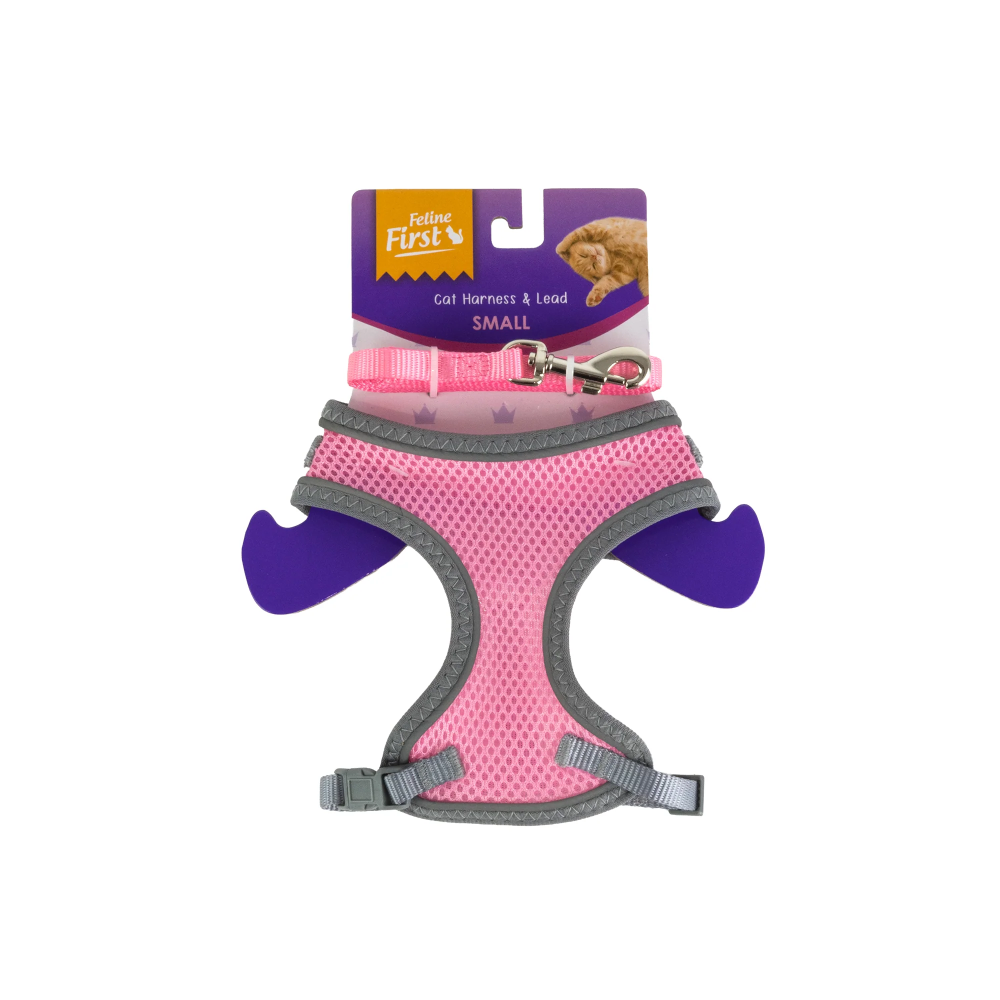 Furwear - Basic Cat Harness & Lead (Pink) - Image 3