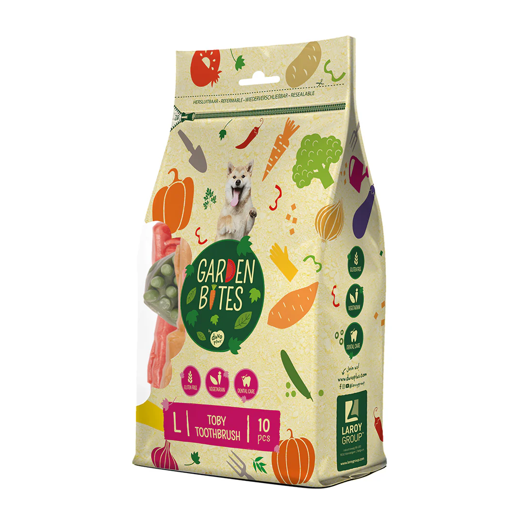 Garden Bites Toby Toothbrush 10cm Large 10pk