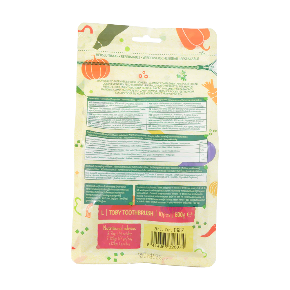 Garden Bites Toby Toothbrush 10cm Large 10pk - Image 2