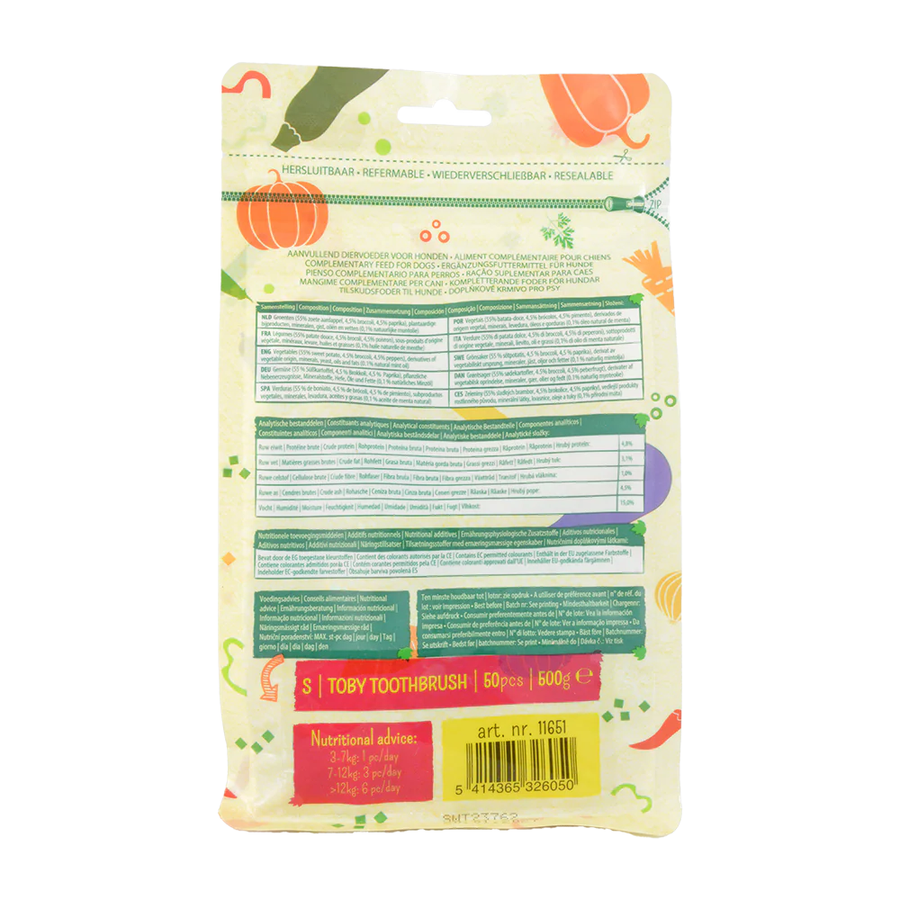 Garden Bites Toby Toothbrush 5cm Small 50pk - Image 2