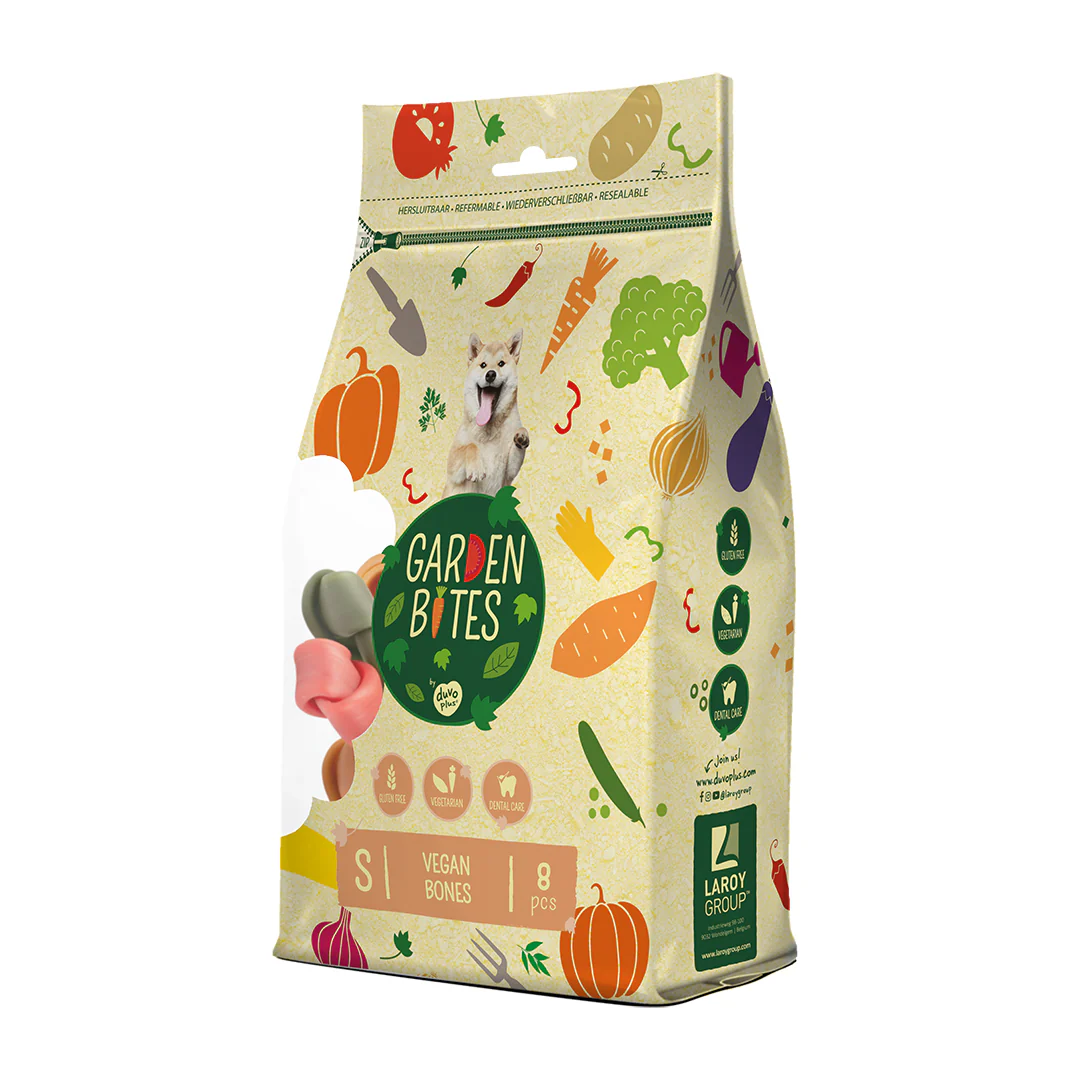 Garden Bites Vegan Bones 11cm Small 8pk