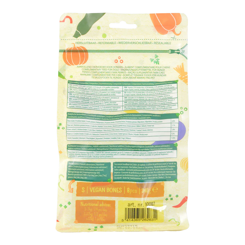 Garden Bites Vegan Bones 11cm Small 8pk - Image 2