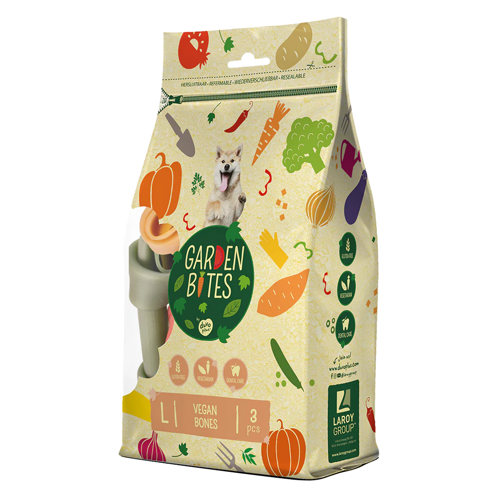 Garden Bites Vegan Bones 14.5cm Large 3pk
