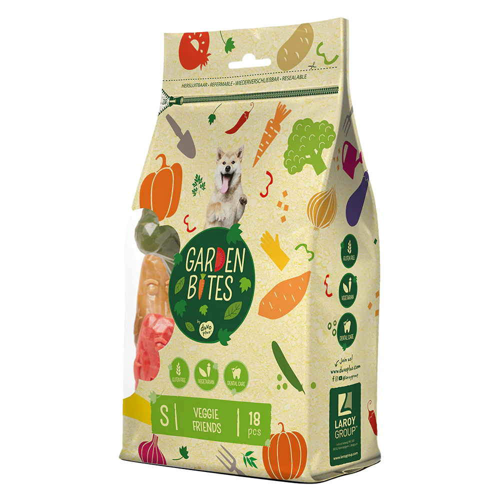 Garden Bites Veggie Friends 6cm Small 18pk