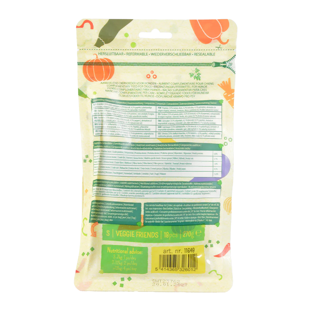 Garden Bites Veggie Friends 6cm Small 18pk - Image 2