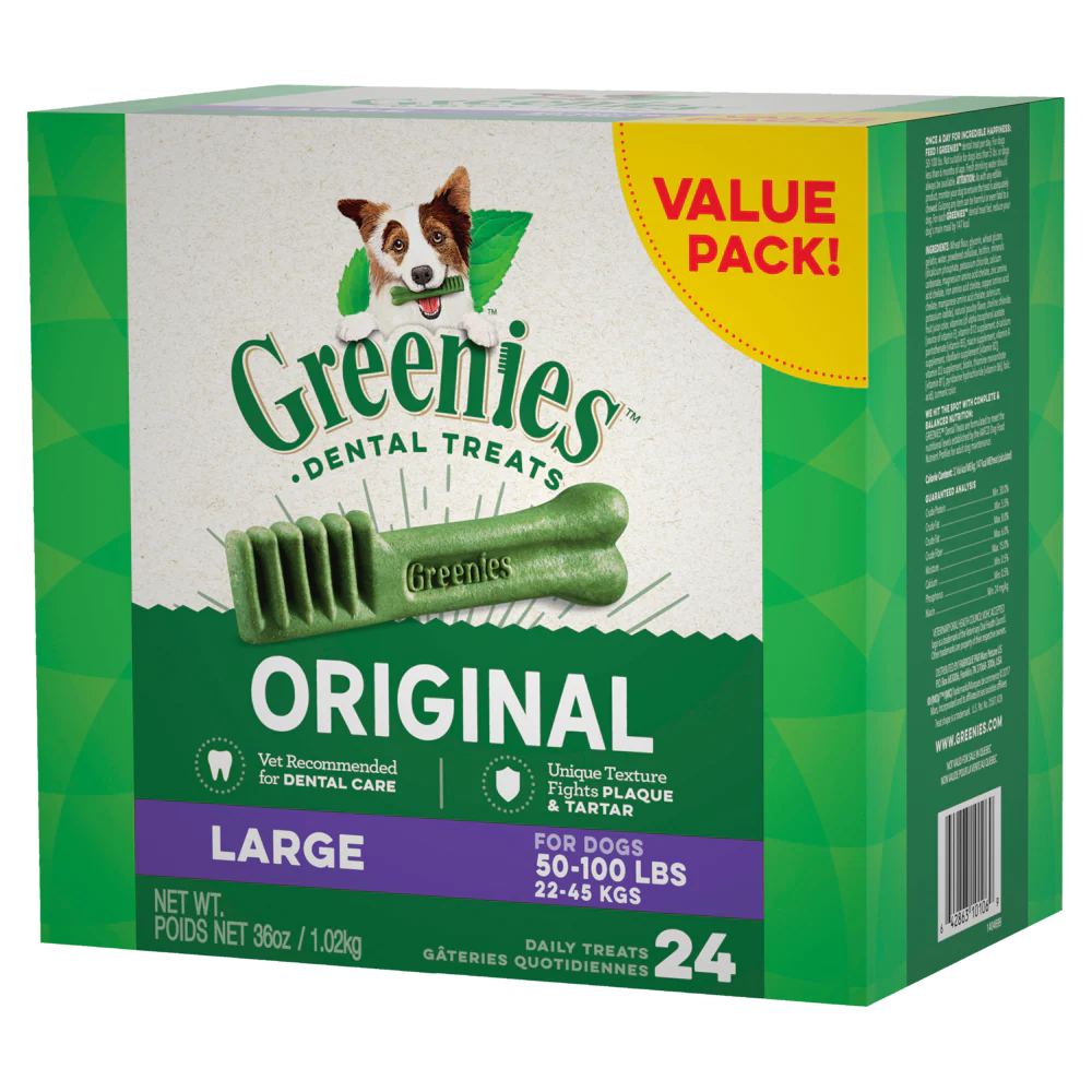GREENIES - Original Value Pack Large Dog Treat (1kg)