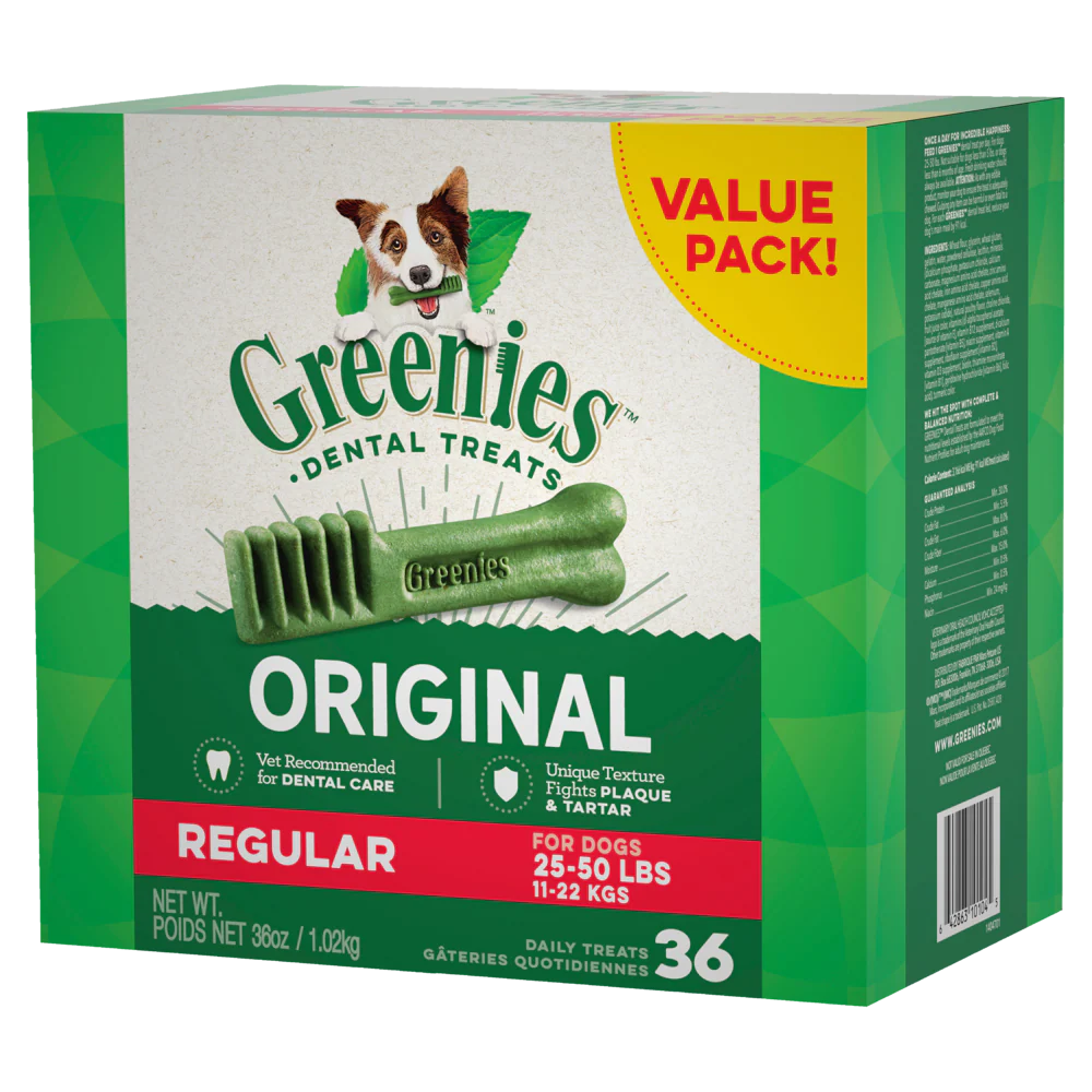 GREENIES - Original Value Pack Regular Dog Treat (1kg)