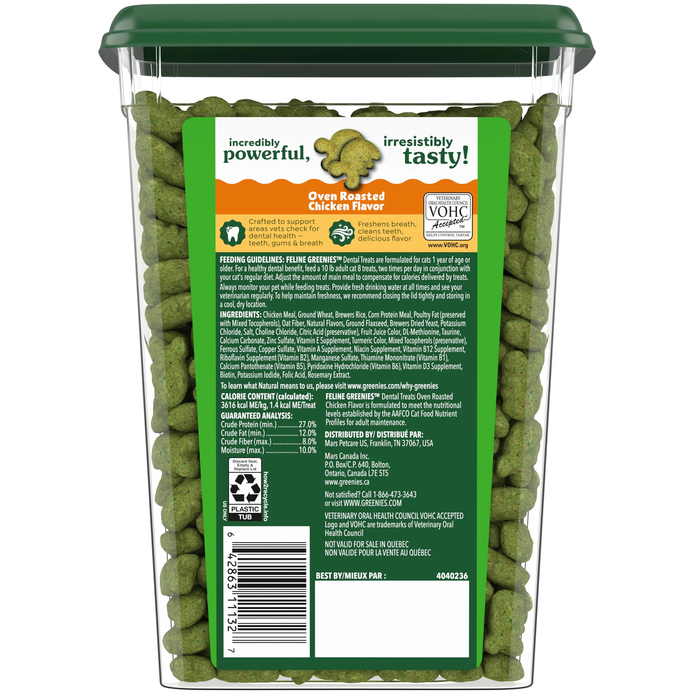 GREENIES - Feline Chicken Treat (277g) - Image 6