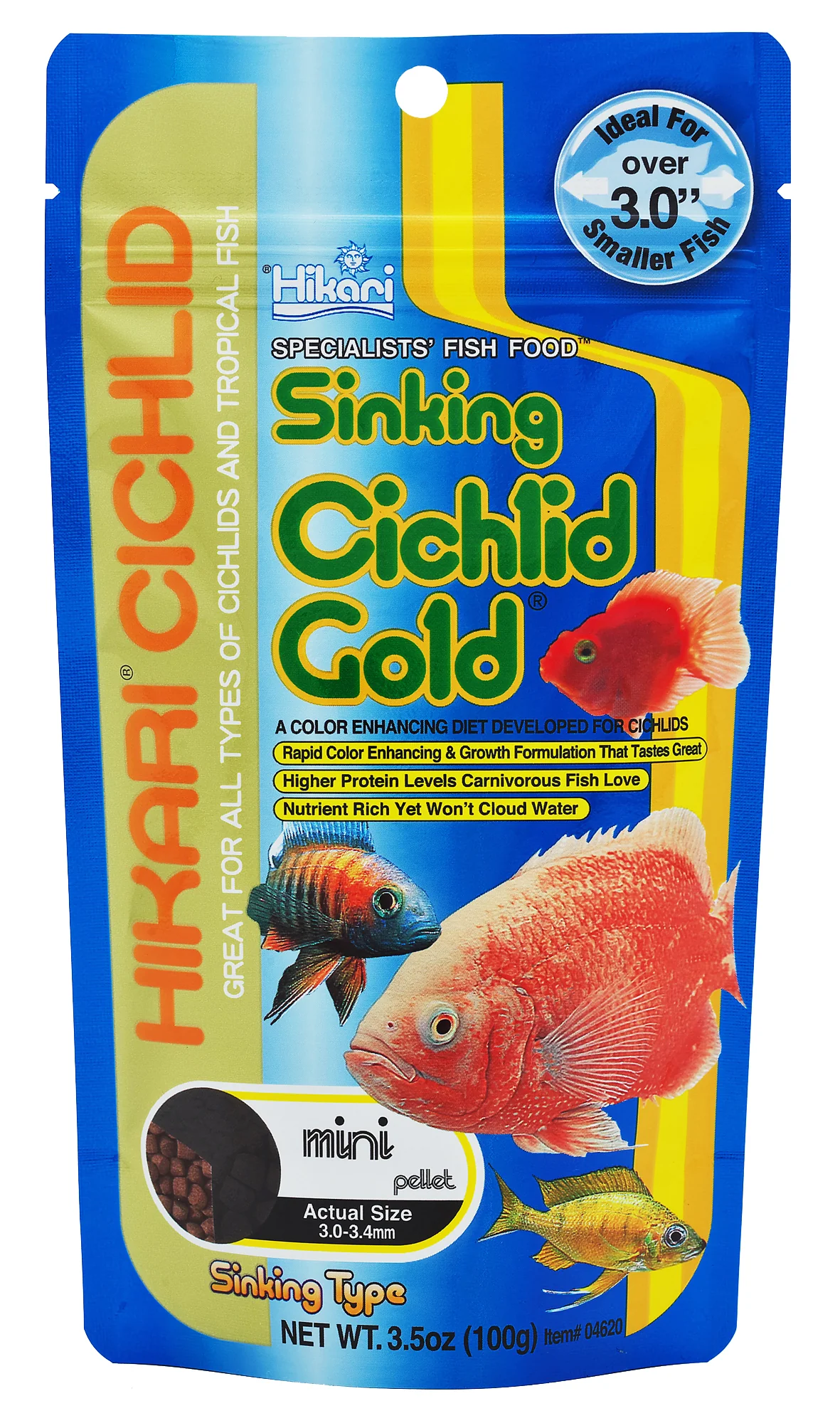 Hikari - Sinking Cichlid Gold - Mini Pellet (100g)