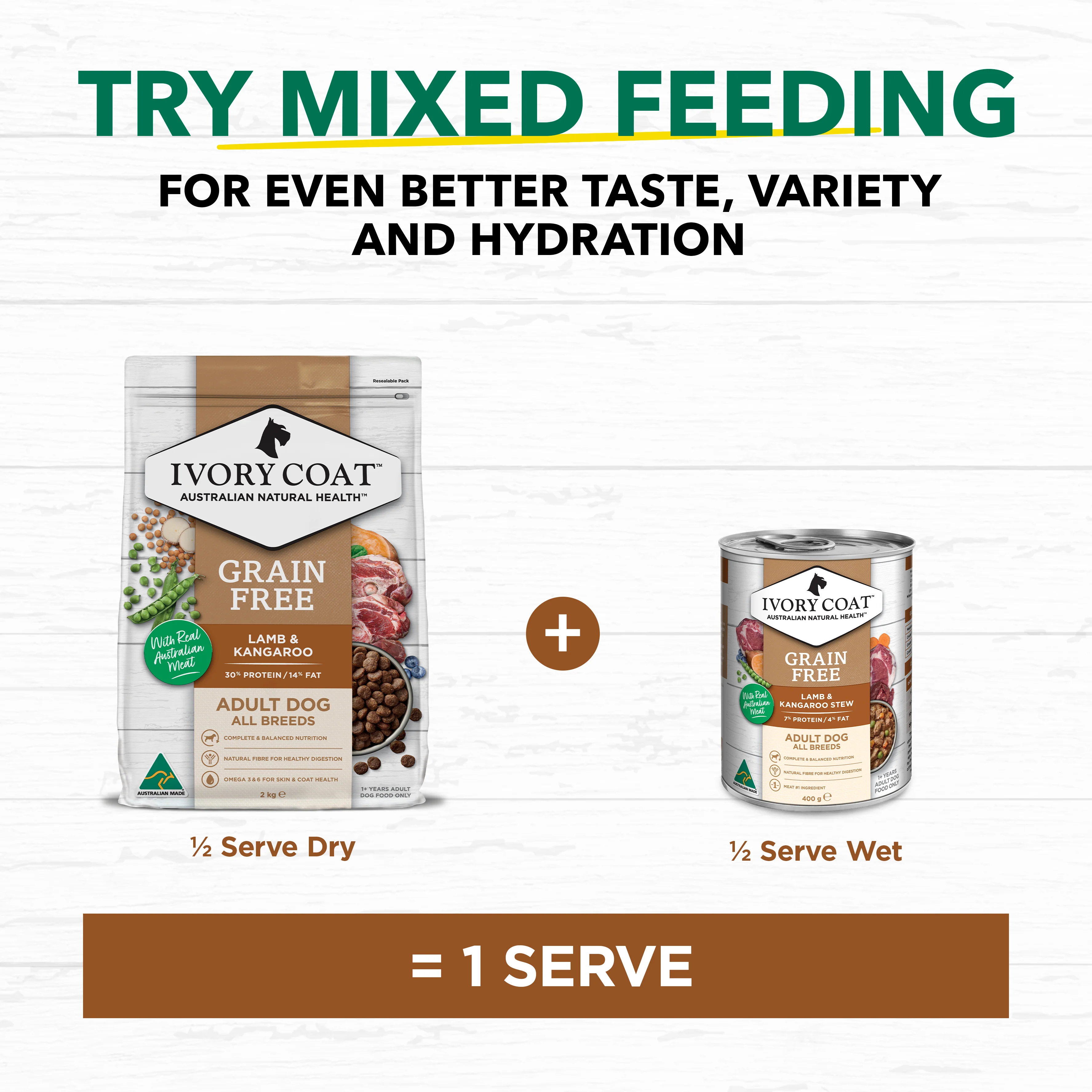 Ivory Coat - Grain Free Adult Dry Dog Food Lamb & Kangaroo (2kg) - Image 6