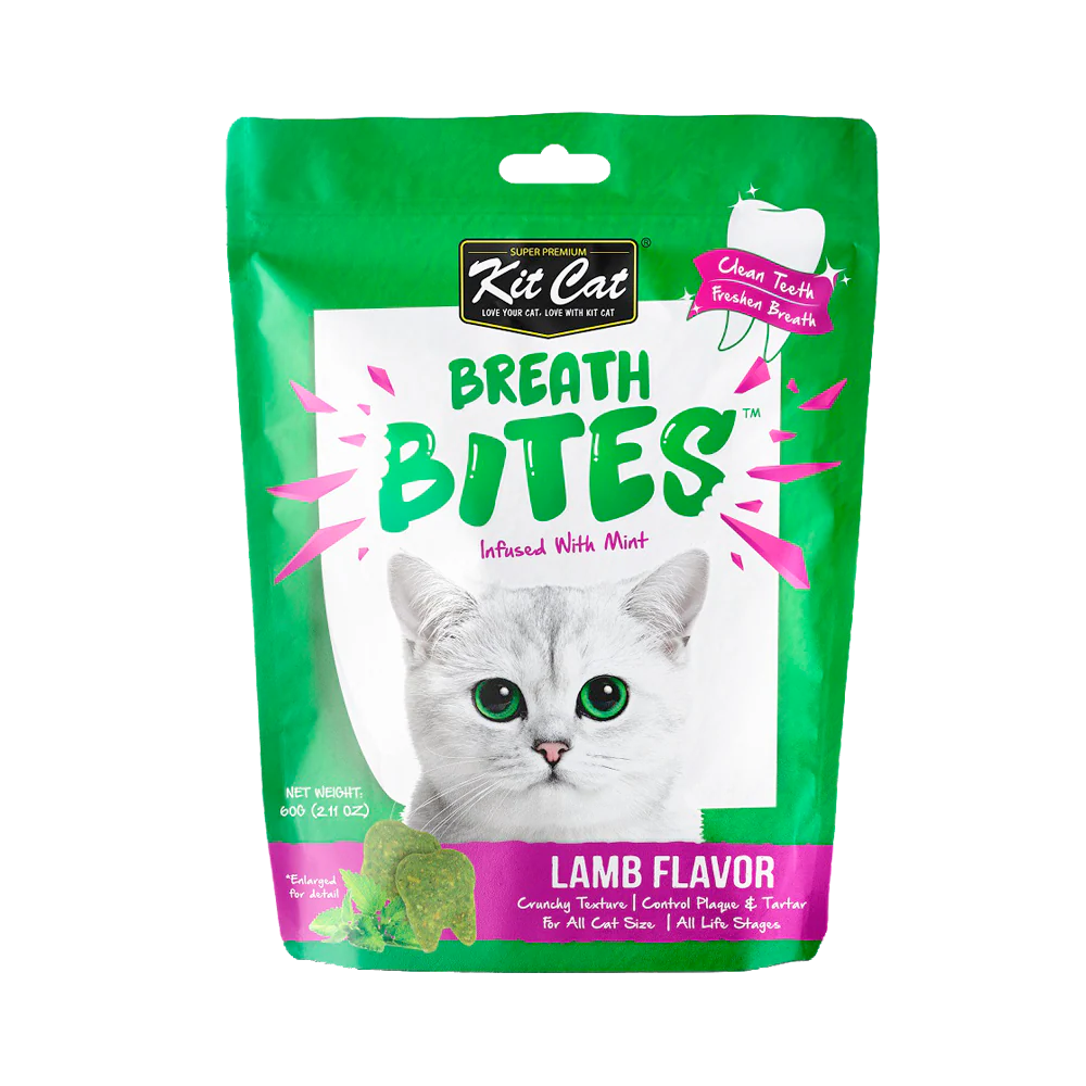 Kit Cat - Breath Bites Lamb Cat Treats (60g)