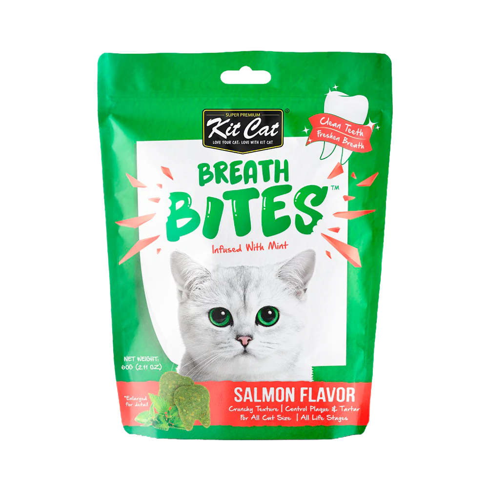 Kit Cat - Breath Bites Salmon Cat Treats (60g)