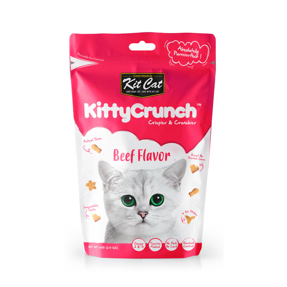 Kit Cat - Kitty Crunch Beef Cat Treats (60g)