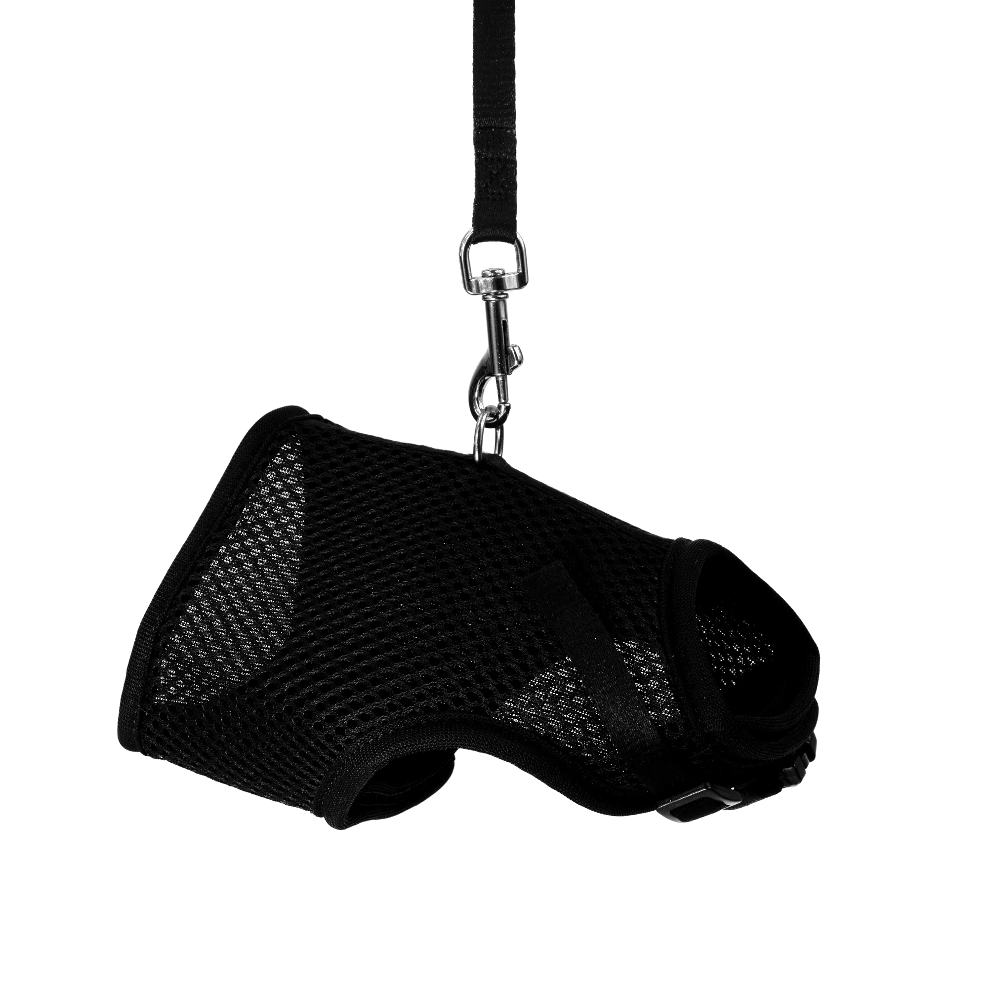 Peckish Small Animal Harness and Lead Black - Large - Image 3