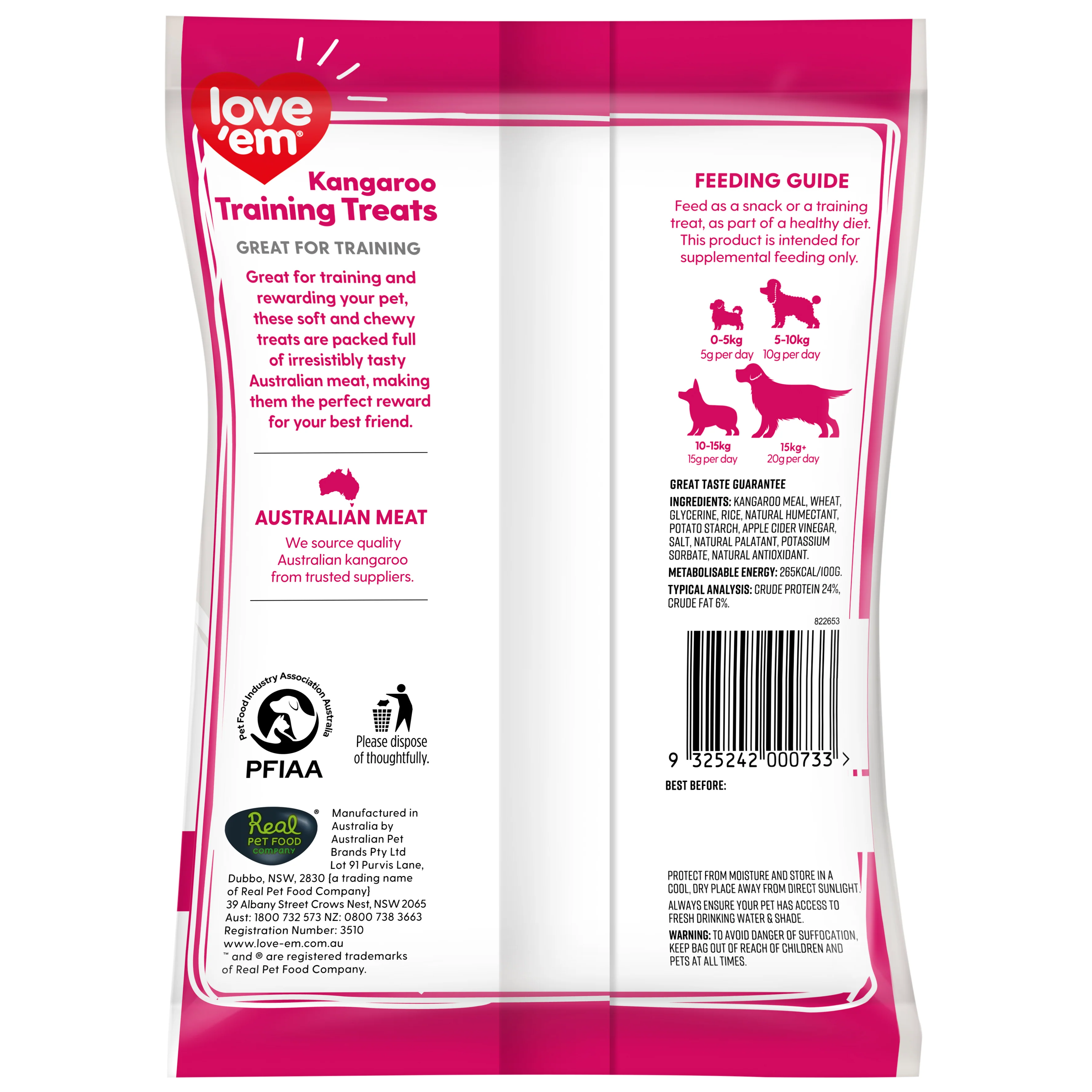 love em - Kangaroo Training Treats Dog Treat - Image 2
