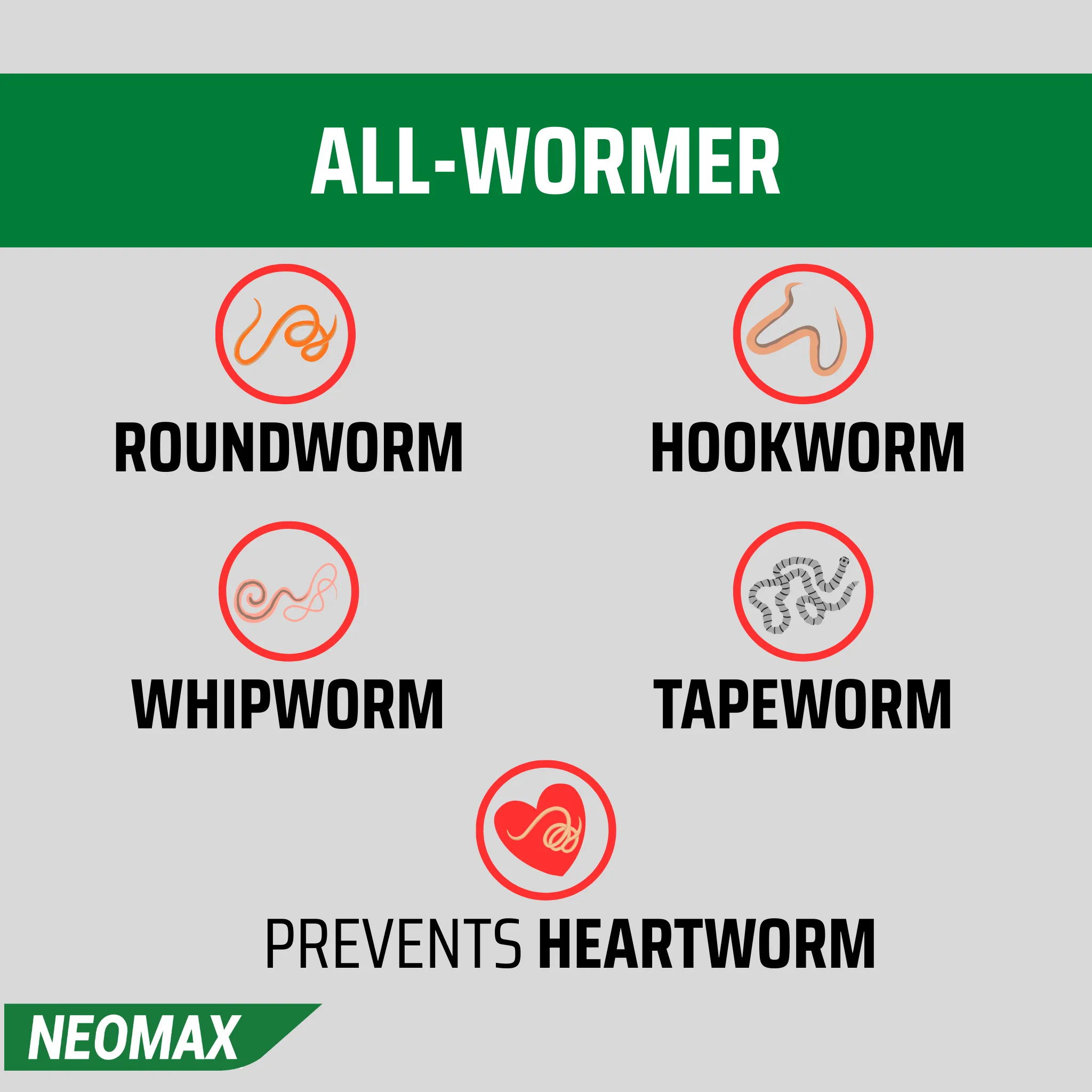 NEOMAX Allwormer for Dogs (Over 5kg) 2 Pack - Image 5