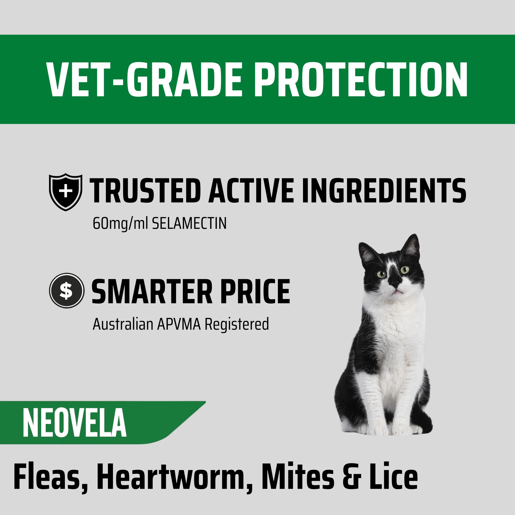 NEOVELA for Cats & Rabbits (2.6-7.5kg) 4 Pack - Image 4