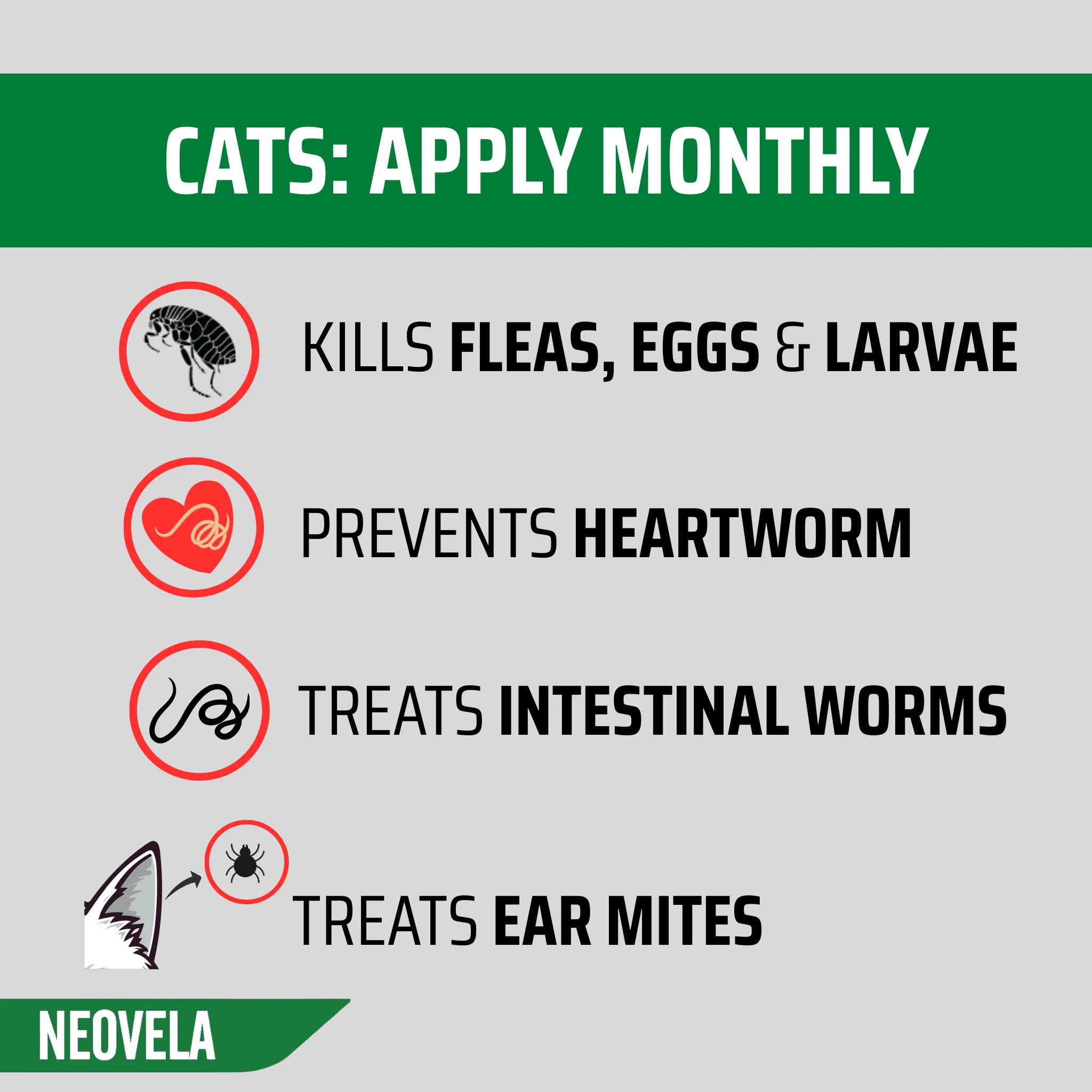 NEOVELA for Puppies, Kittens & Rabbits (Up to 2.5kg) 4 Pack - Image 6