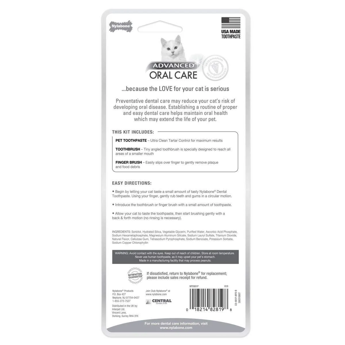 Nylabone - Advanced Oral Care Dental Kit for Cats - Image 2