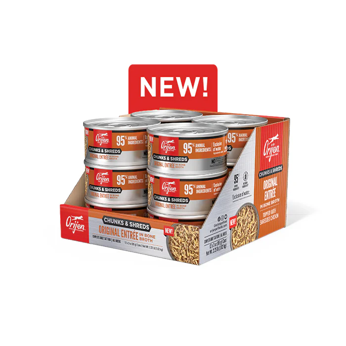 Orijen Cat Chunks and Shreds Original 12x85g