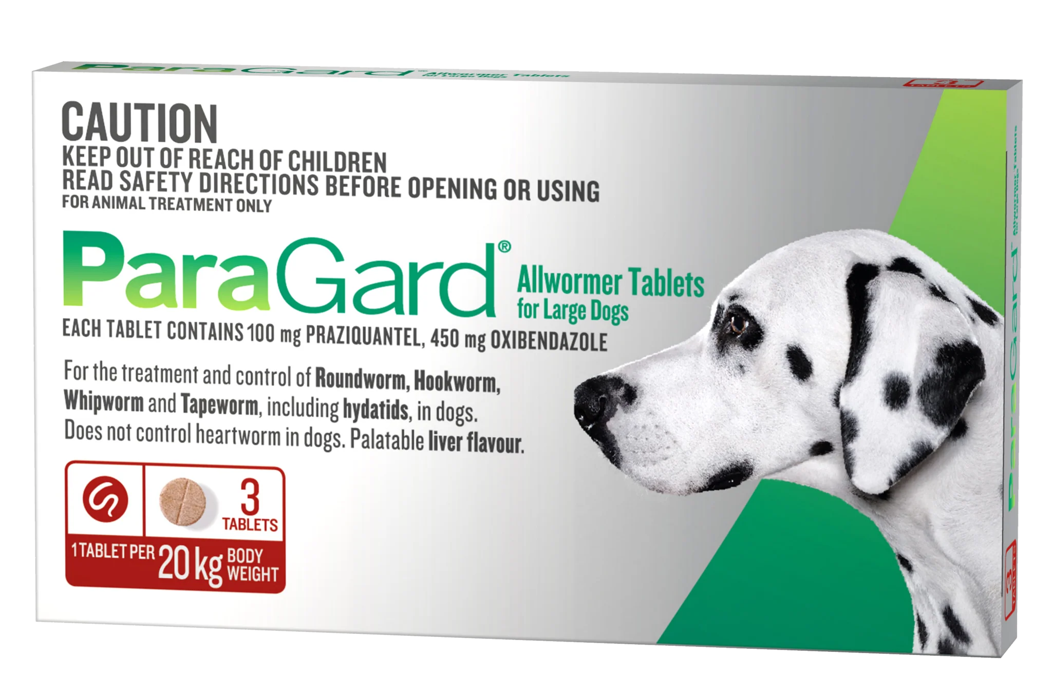 ParaGard - All Wormer (Large 10-20kg) (3pk)