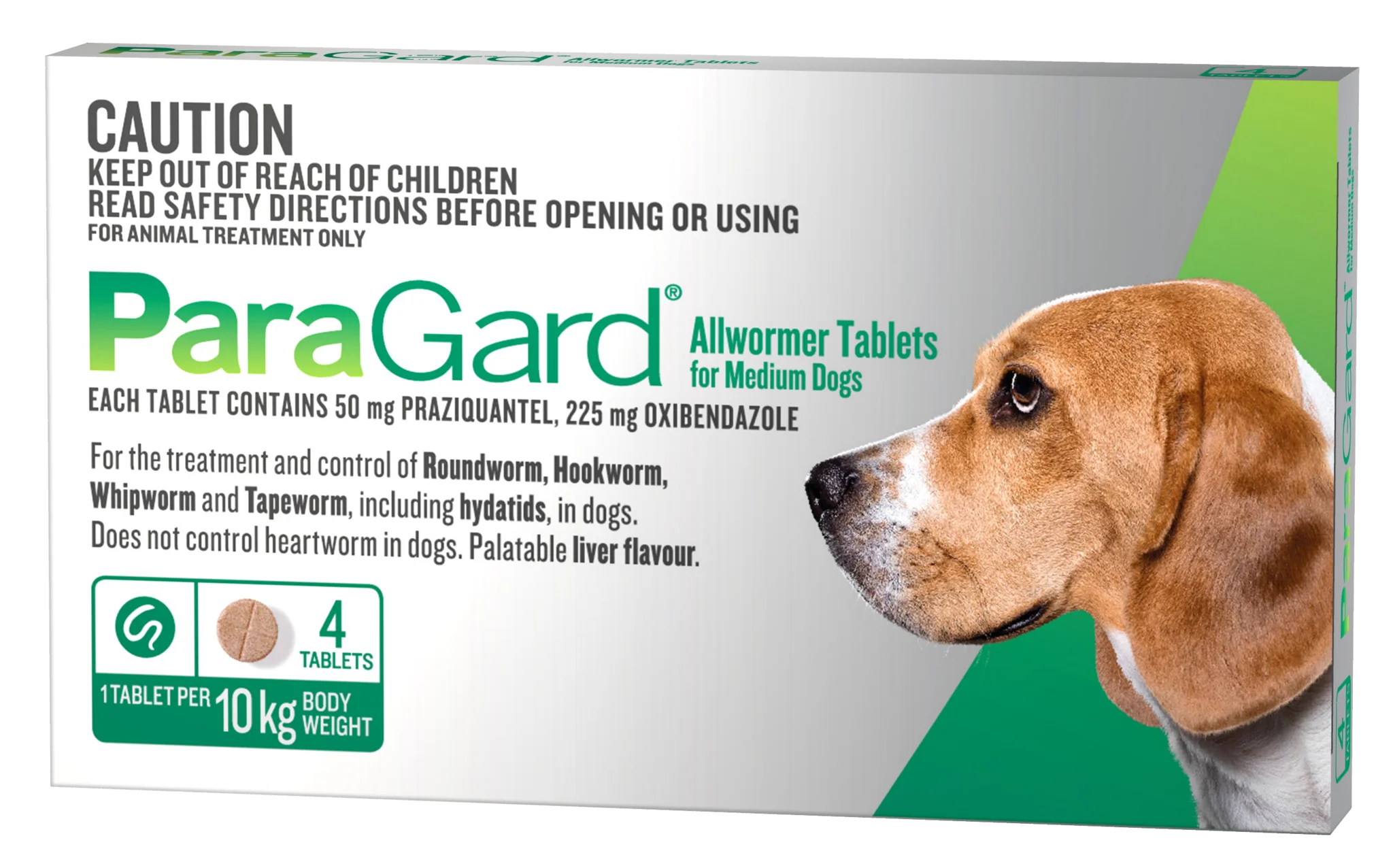 ParaGard - All Wormer (Medium 5-10kg) (4pk)
