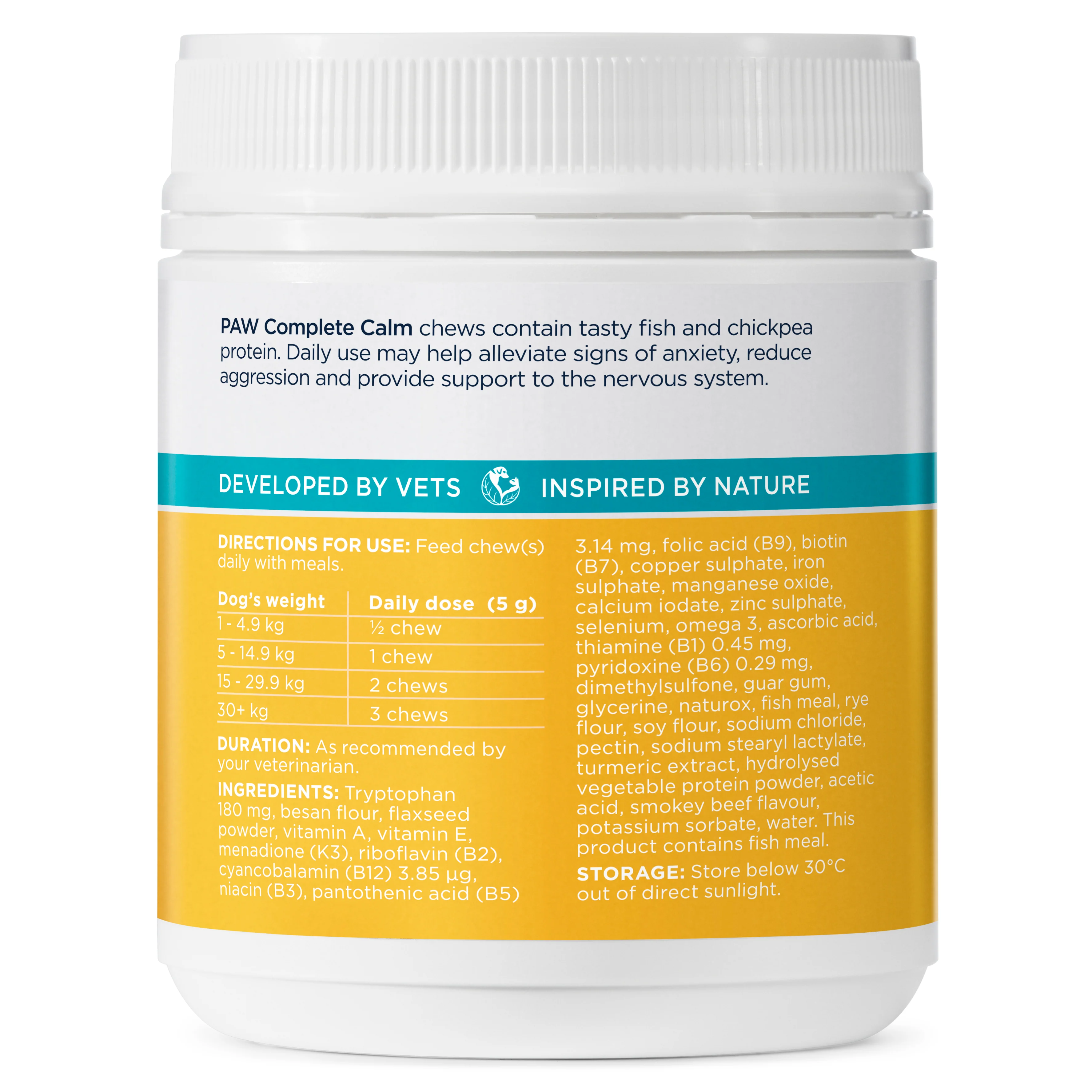 PAW - Complete Calm Multivitamins for Dogs (60pk) - Image 3