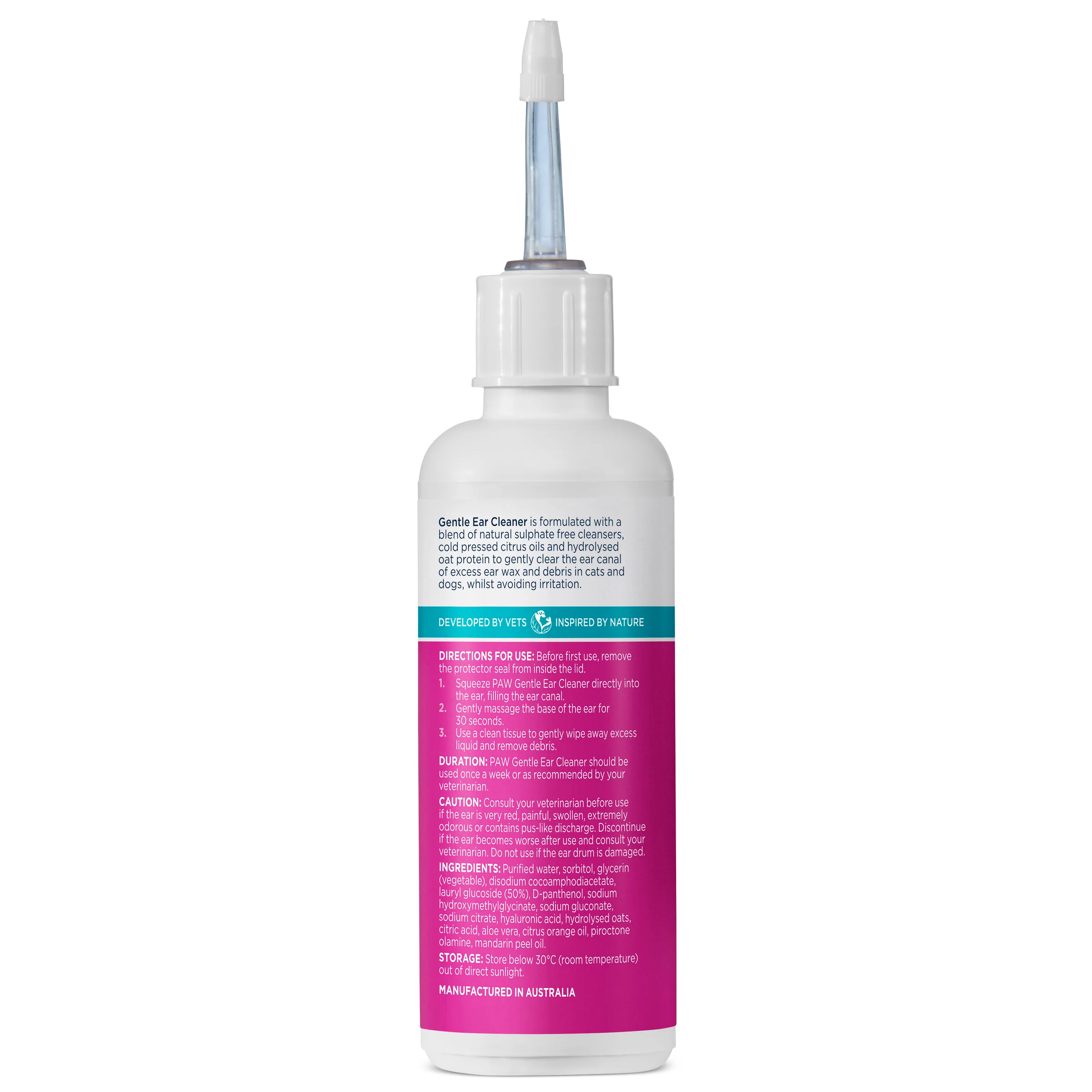 PAW - Gentle Ear Cleaner for Dogs and Cats (120ml) - Image 3