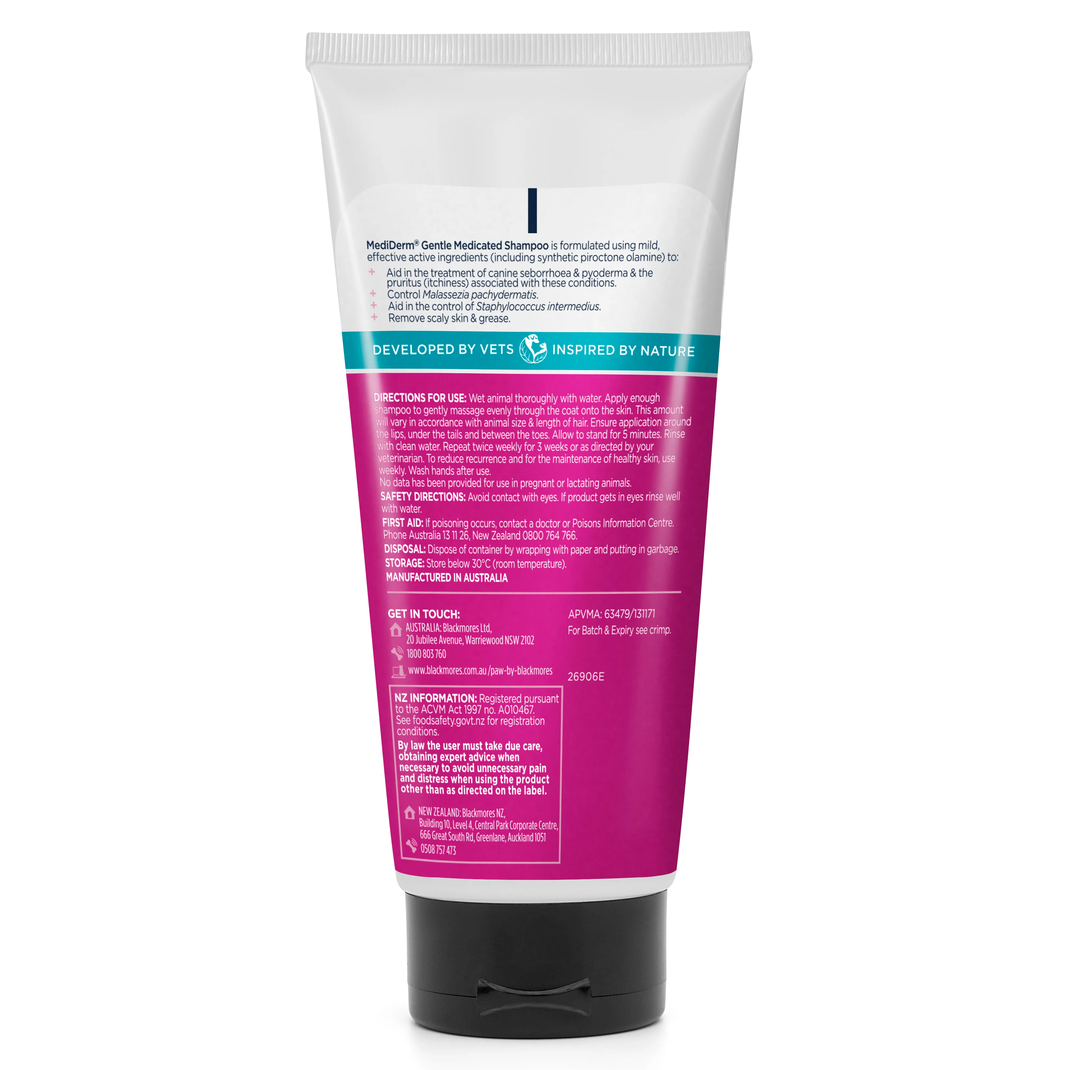 PAW - MediDerm Gentle Medicated Shampoo for Dogs (200ml) - Image 2