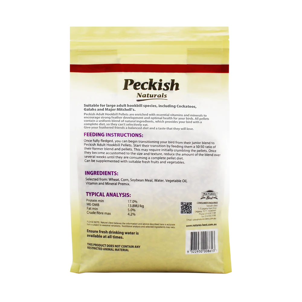Peckish - Adult Hookbill 4mm Pellet (2kg) - Image 3